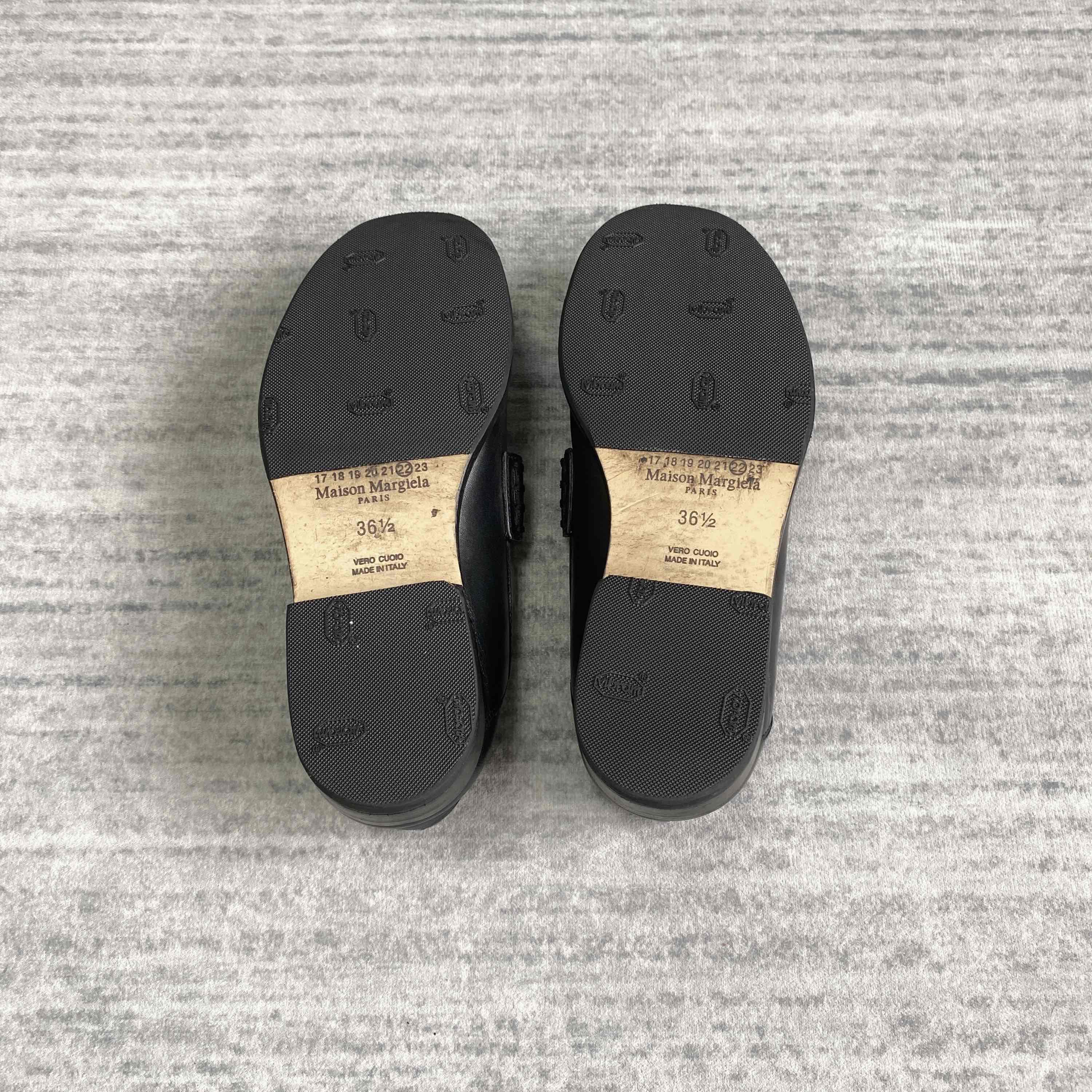 Maison Margiela Maison Margiela Black Leather Loafers Size 36.5 Size US 6.5 / IT 36.5 - 4 Thumbnail