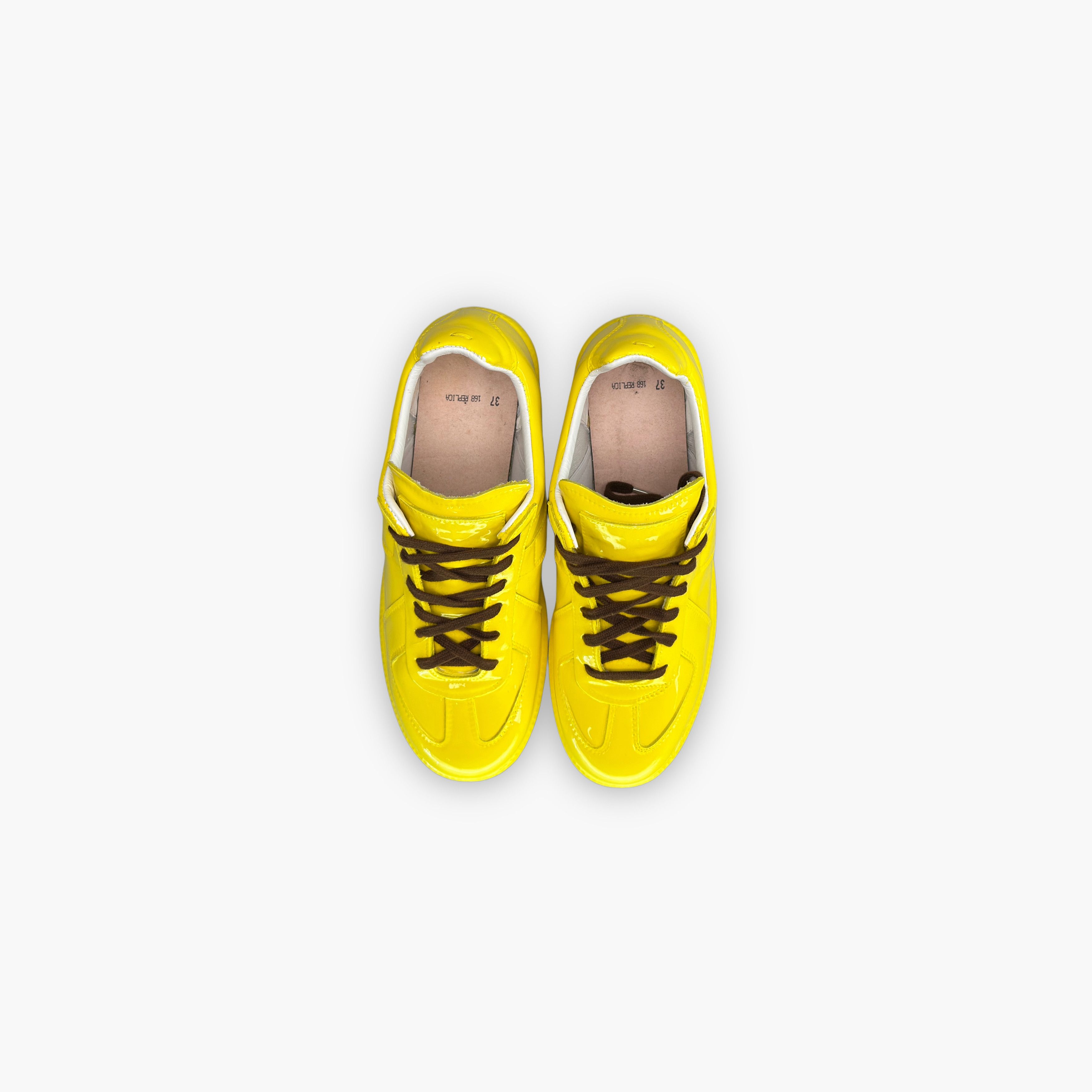 Maison Margiela Maison Margiela Patent Leather Replica Sneakers Size 37 Size US 7 / IT 37 - 9 Thumbnail