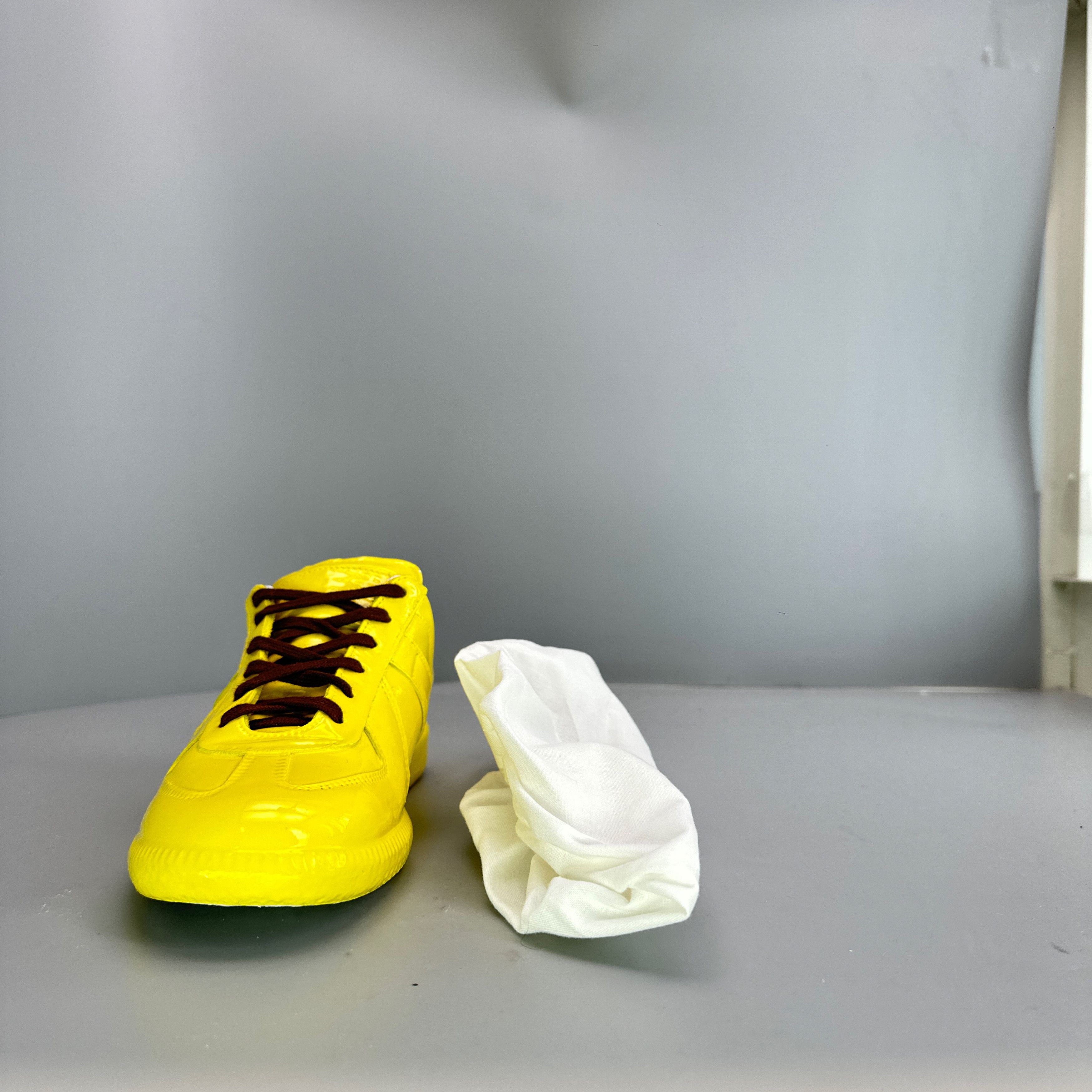 Maison Margiela Maison Margiela Patent Leather Replica Sneakers Size 37 Size US 7 / IT 37 - 10 Thumbnail