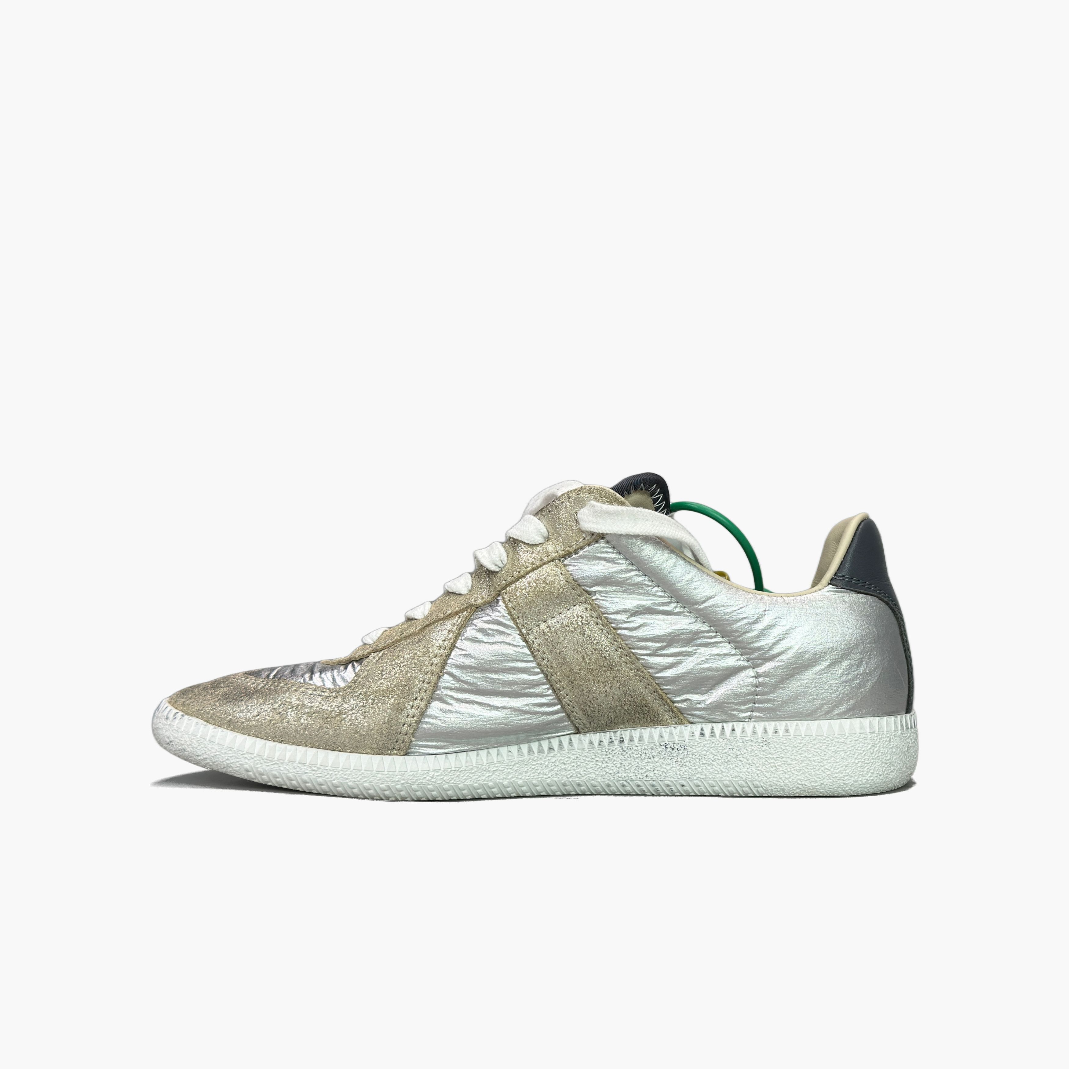 Maison Margiela Maison Margiela Metallic Replica Low-Top Sneakers Size 38.5 Size US 8.5 / IT 38.5 - 3 Thumbnail