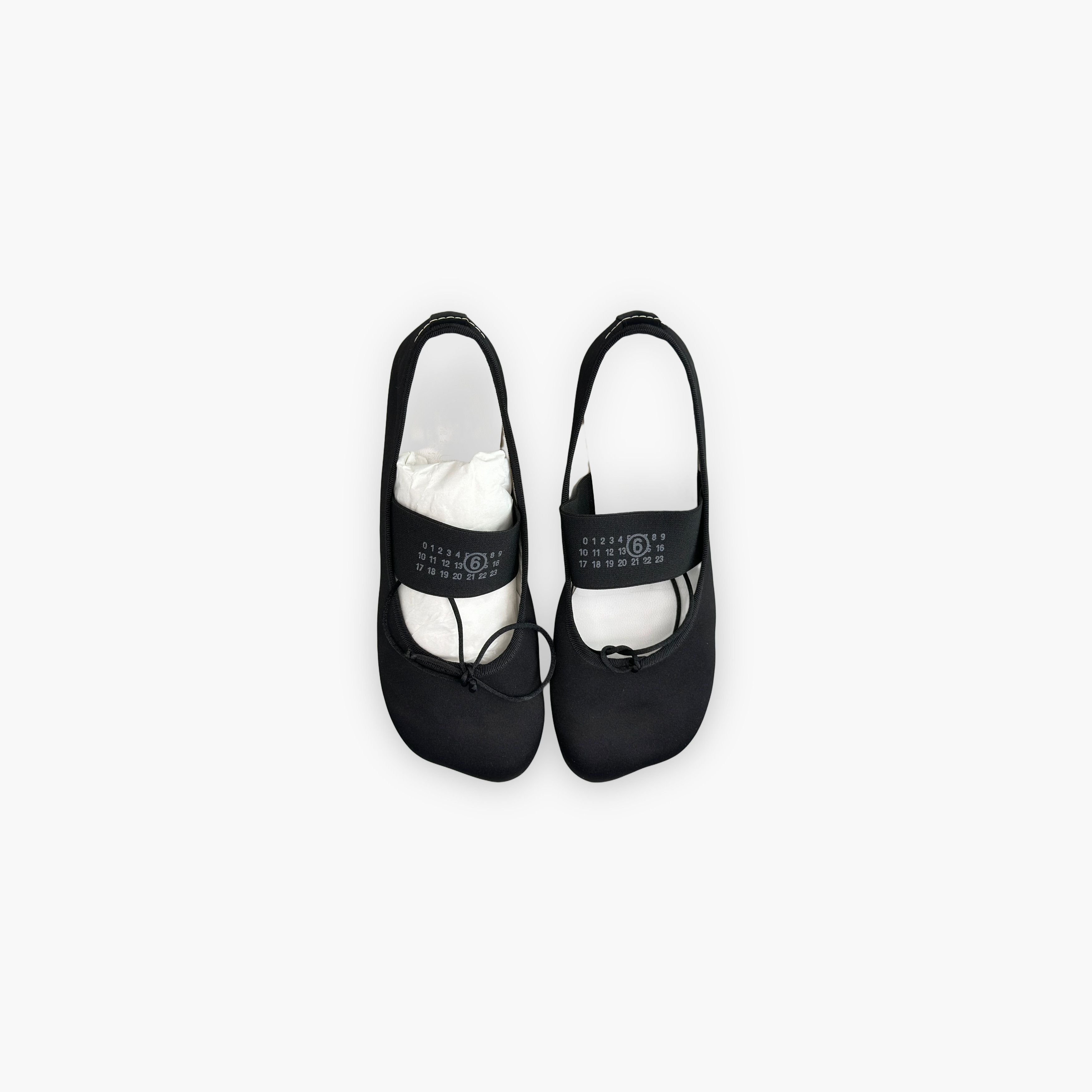 MM6 MM6 Maison Margiela Logo Strap Ballet Flats Size 36.5 Size US 6.5 / IT 36.5 - 9 Thumbnail