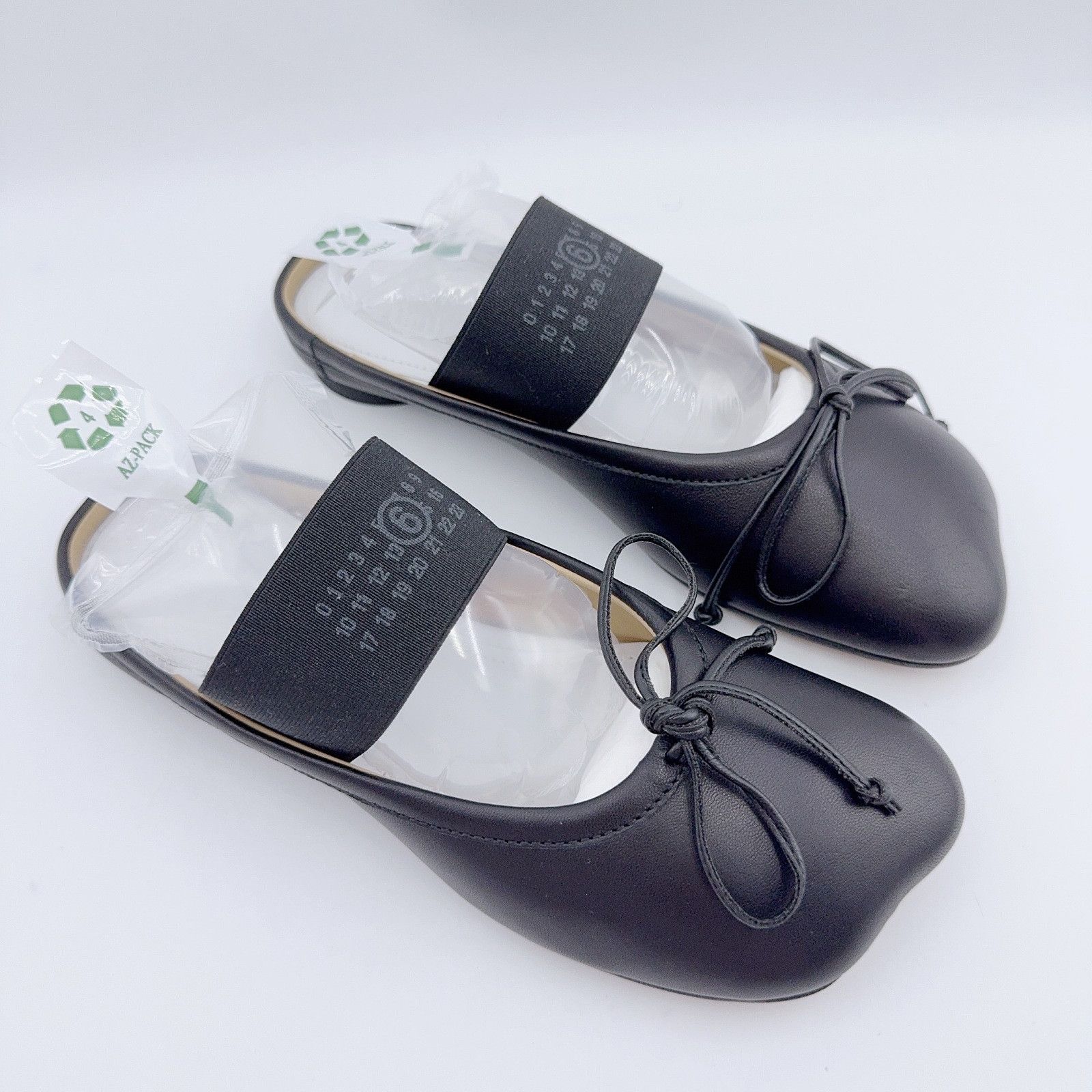 MM6 MM6 Maison Margiela Black Logo Elastic Ballet Flats 36 Size US 6 / IT 36 - 7 Thumbnail