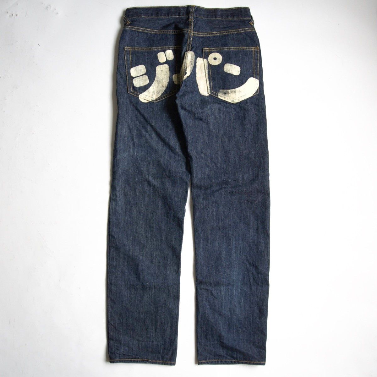 Vintage CUNE Painted Jeans Denim Pants Size 32 Size US 32 / EU 48 - 6 Thumbnail