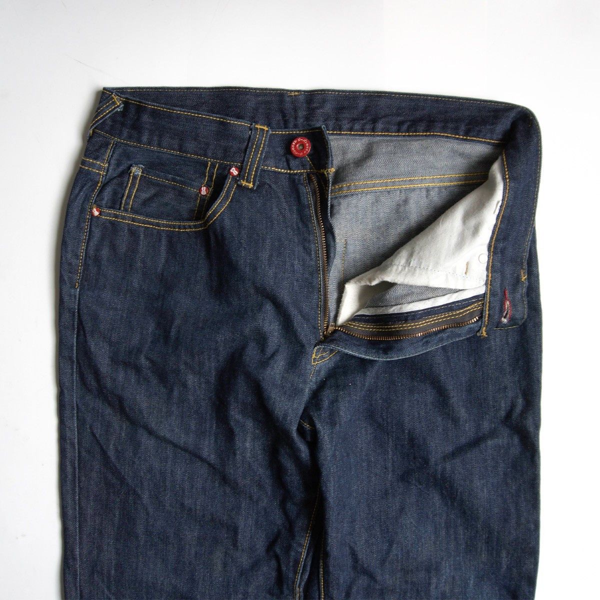 Vintage CUNE Painted Jeans Denim Pants Size 32 Size US 32 / EU 48 - 5 Thumbnail