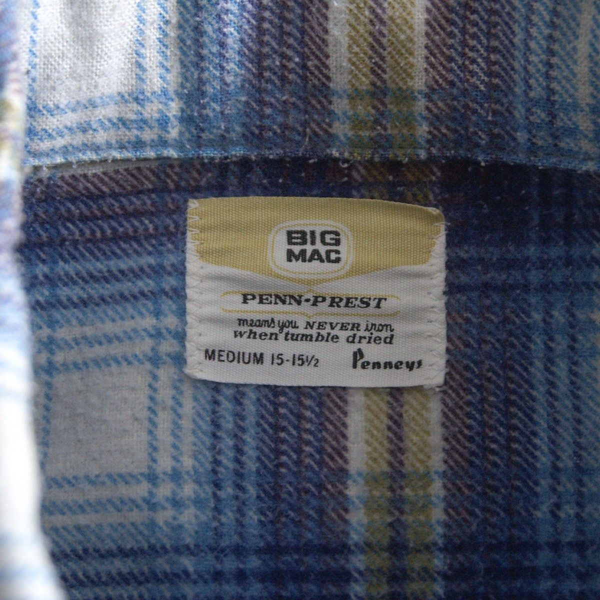Big Mac Big Mac 60S Ombre Check Flannel Shirt Size M Size US M / EU 48-50 / 2 - 5 Thumbnail