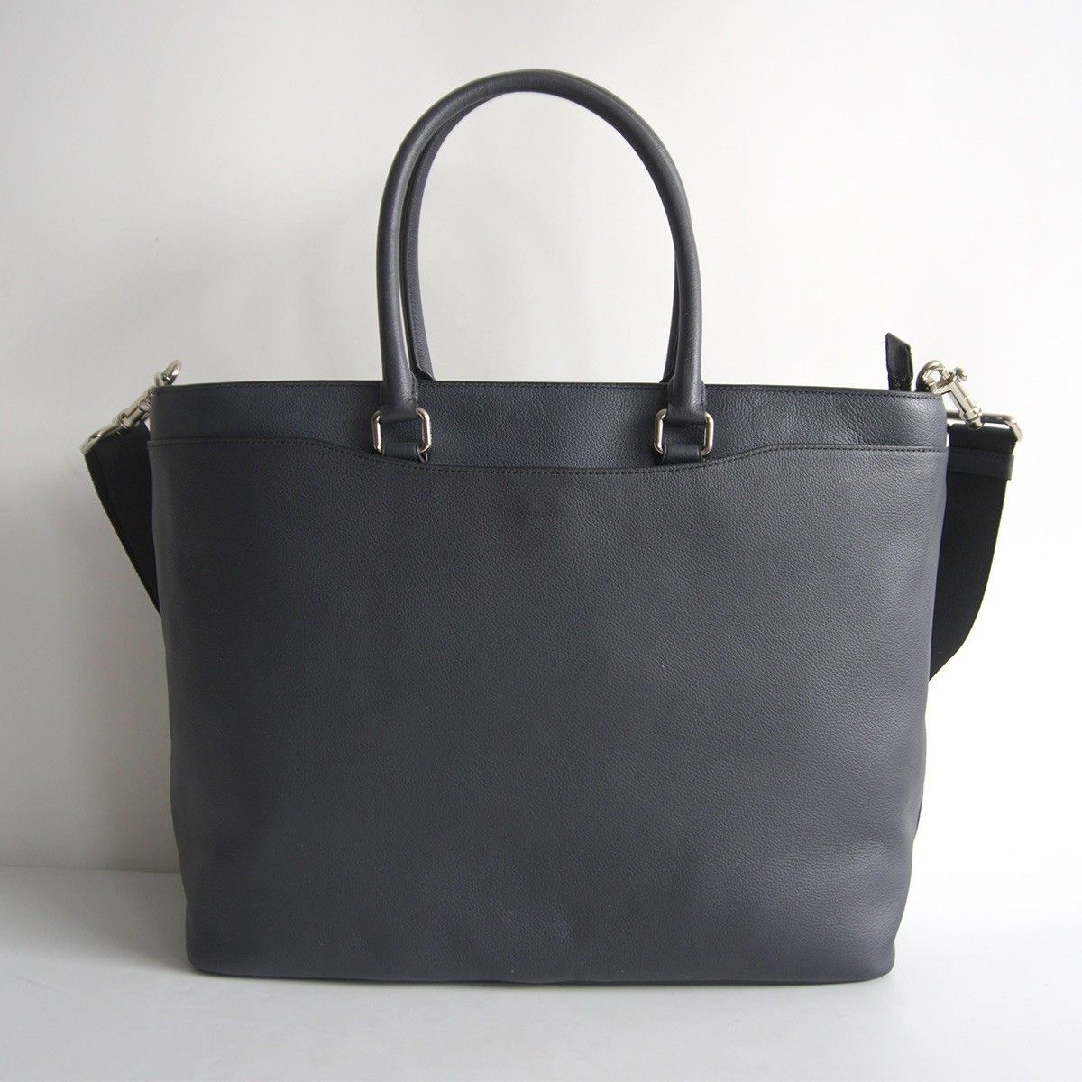 Coach Coach 2-way Leather Tote Bag Blue Size ONE SIZE - 2 Thumbnail