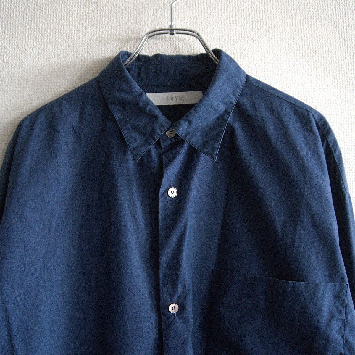 Seya Seya Cotton Shirt Blue Size XL Size US XL / EU 56 / 4 - 2 Thumbnail