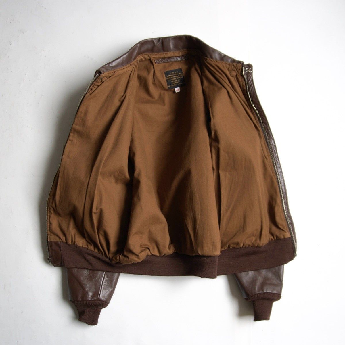 Vintage J.A.DUBOW A-2 Leather Flight Jacket Size 42 Size US XS / EU 42 / 0 - 3 Thumbnail