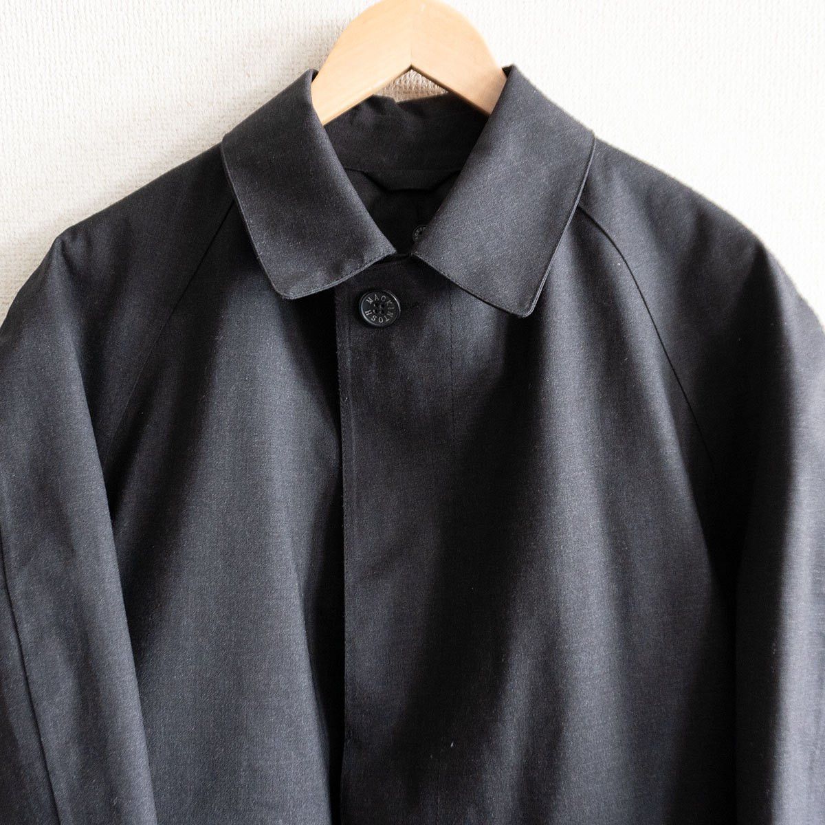 Mackintosh Mackintosh Rubberized Wool Balmacaan Coat Gray Size 38 Size US XL / EU 56 / 4 - 4 Thumbnail