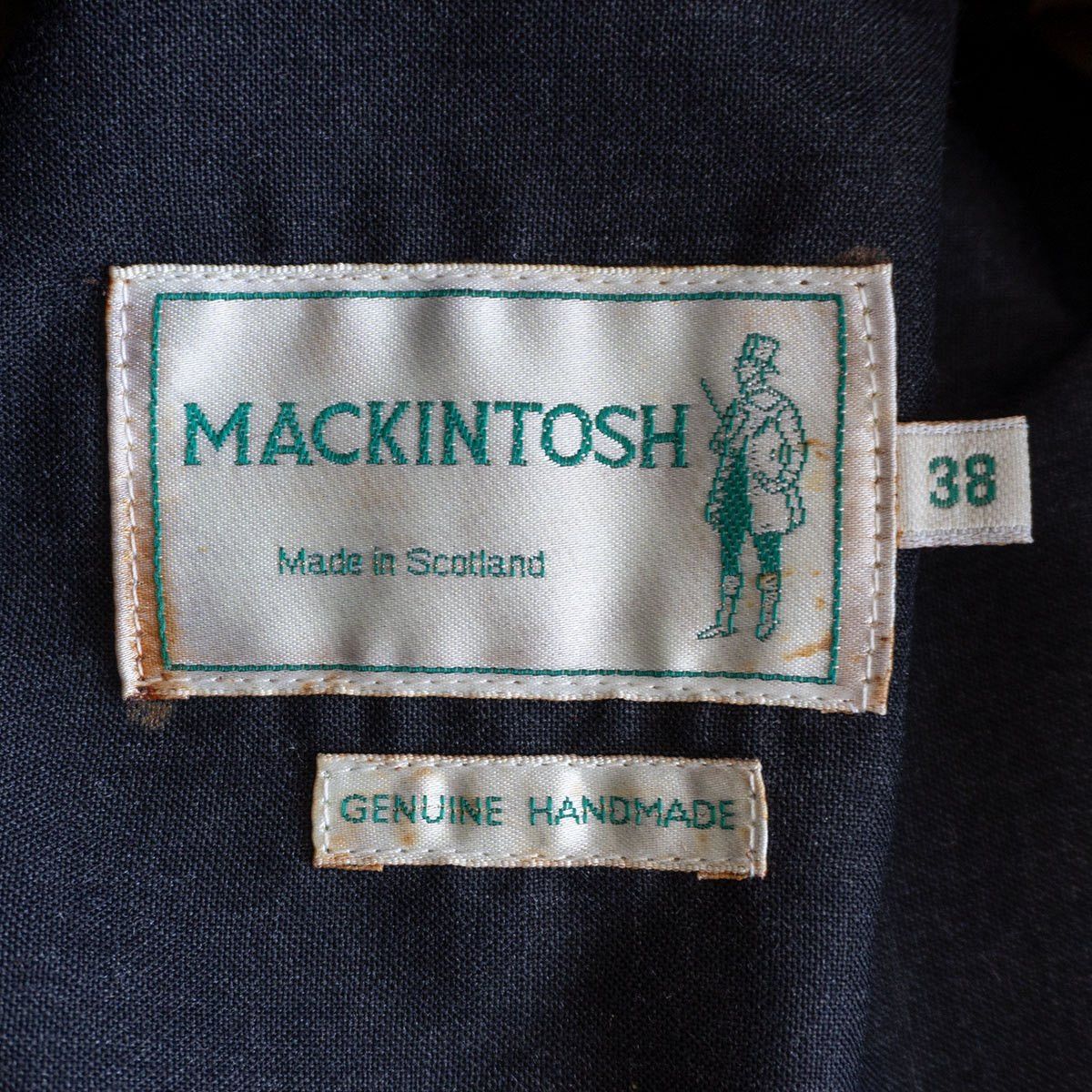Mackintosh Mackintosh Rubberized Wool Balmacaan Coat Gray Size 38 Size US XL / EU 56 / 4 - 9 Thumbnail