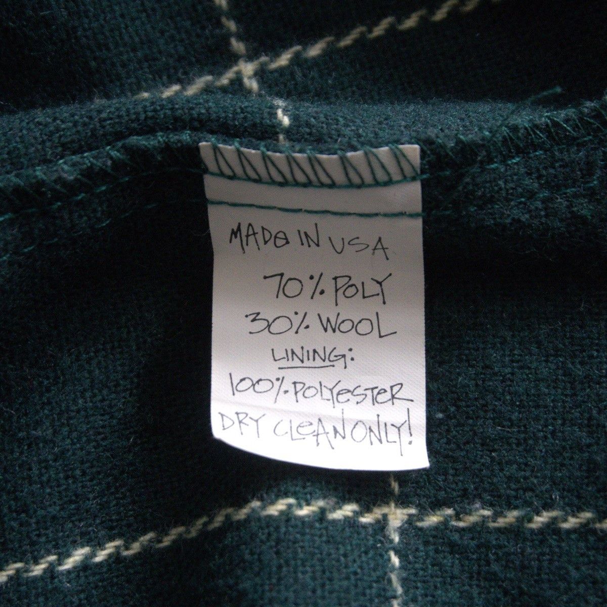 Stussy Stussy 90S Wool Checked Zip-up Jacket Size XL Size US XL / EU 56 / 4 - 6 Thumbnail