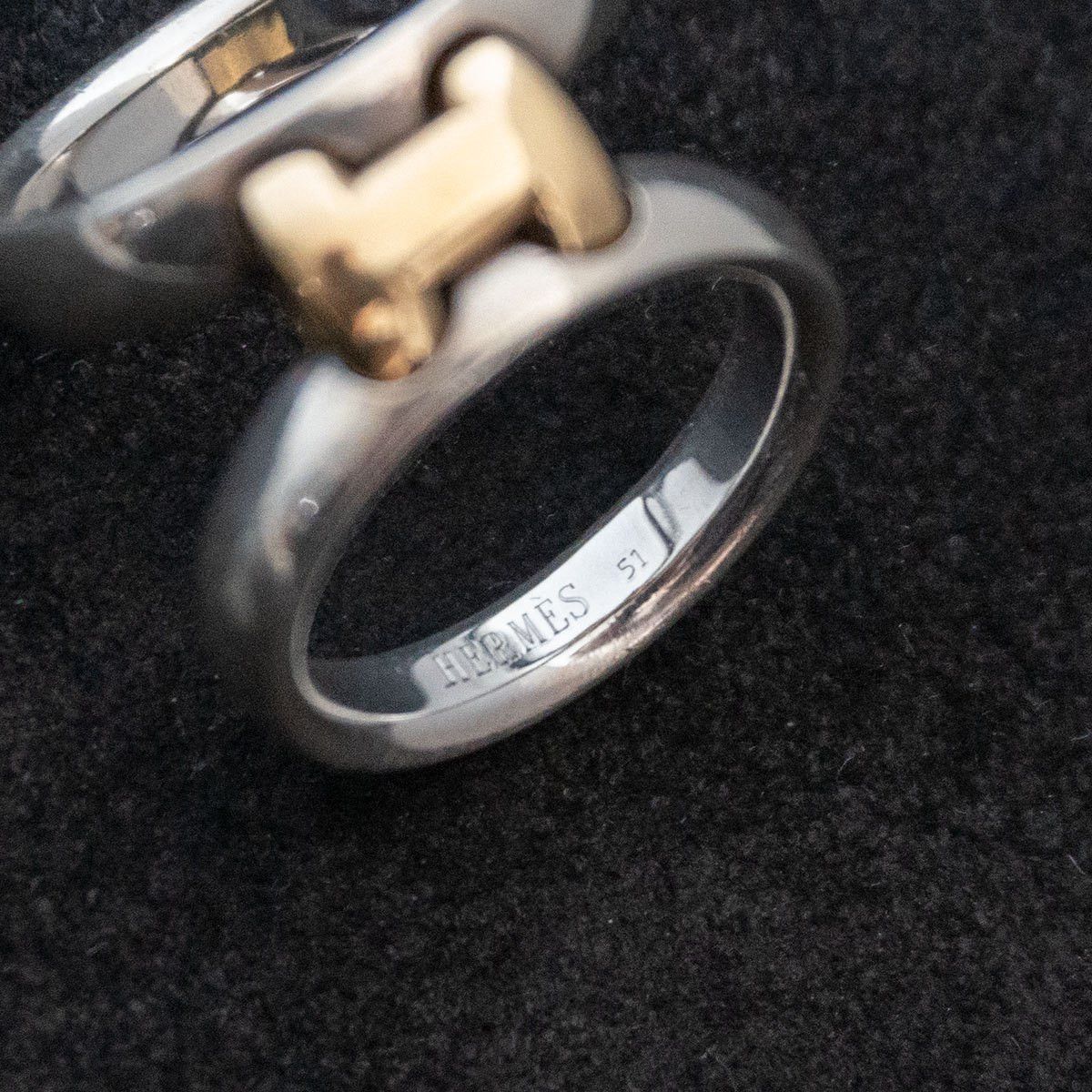 Hermes Hermes Olympe Two-Tone Ring Size 51 Size ONE SIZE - 5 Thumbnail
