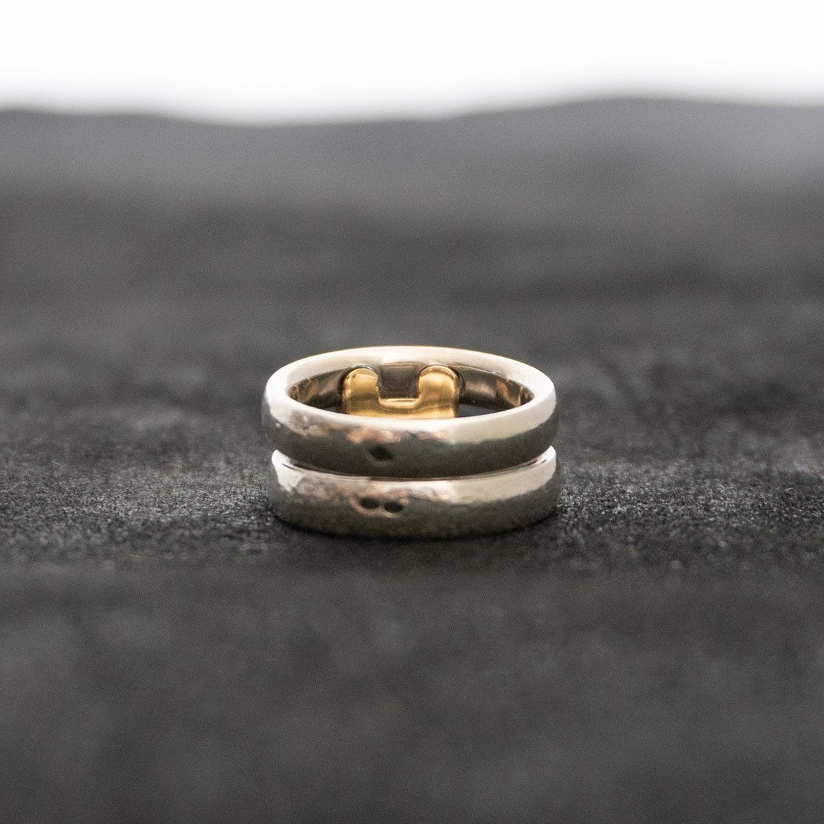 Hermes Hermes Olympe Two-Tone Ring Size 51 Size ONE SIZE - 2 Thumbnail