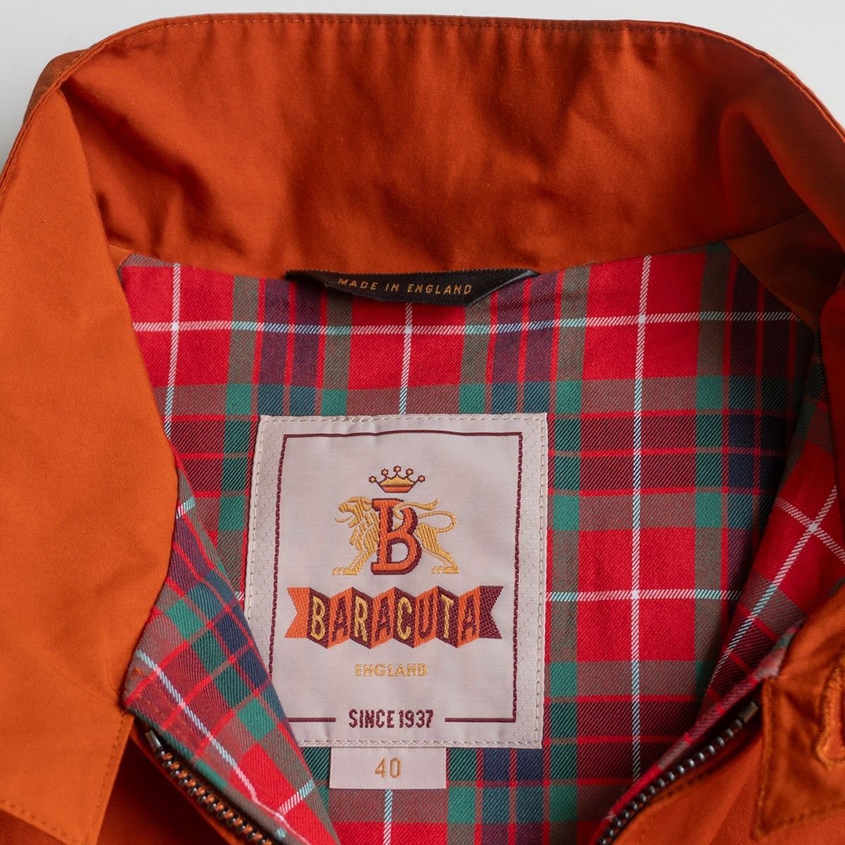 Baracuta Baracuta G4 Driving Jacket Coat Orange Size 40 Size US XXS / EU 40 - 2 Thumbnail