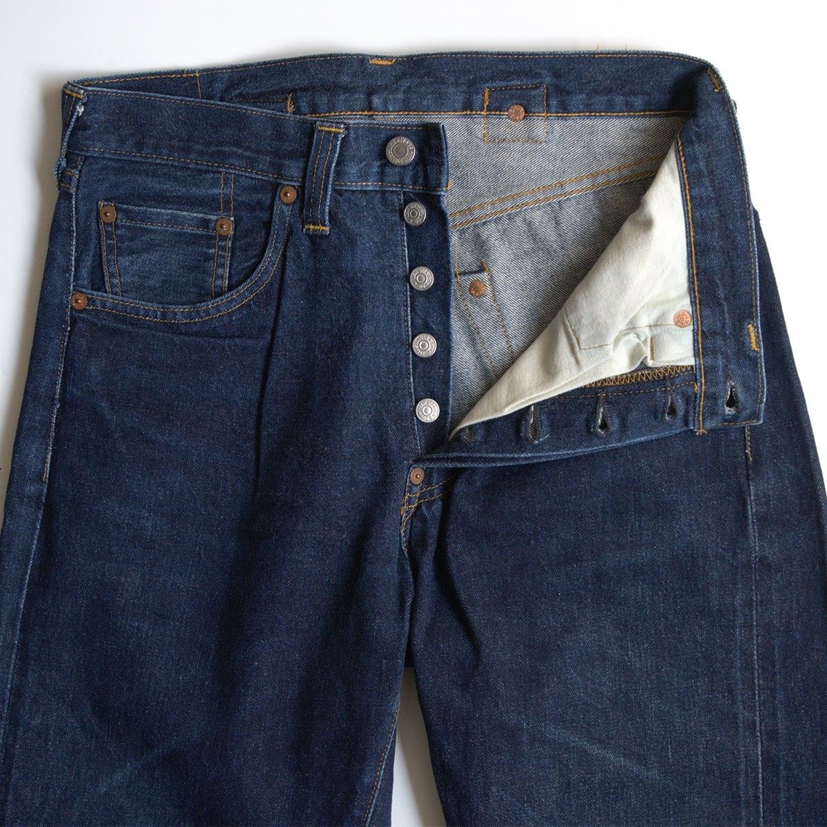 Levi's LEVI'S 201XX Big E Valencia Denim Pants Size 32×36 Size US 32 / EU 48 - 4 Thumbnail