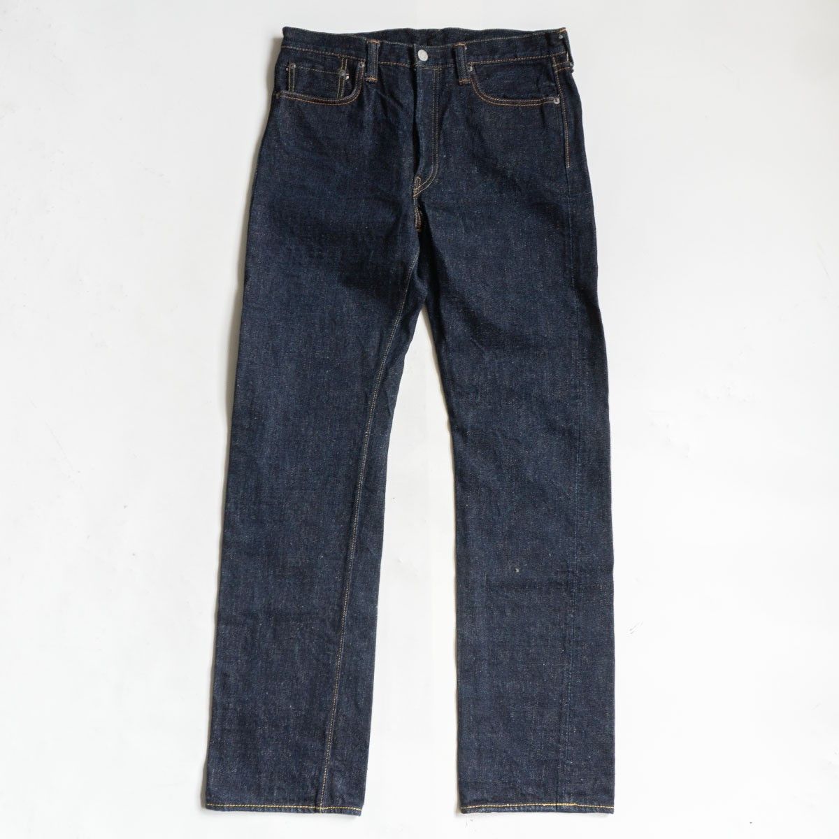 Vintage FULLCOUNT 1108SR Slim Straight Indigo Denim Pants Size 33 Size US 33 - 2 Thumbnail