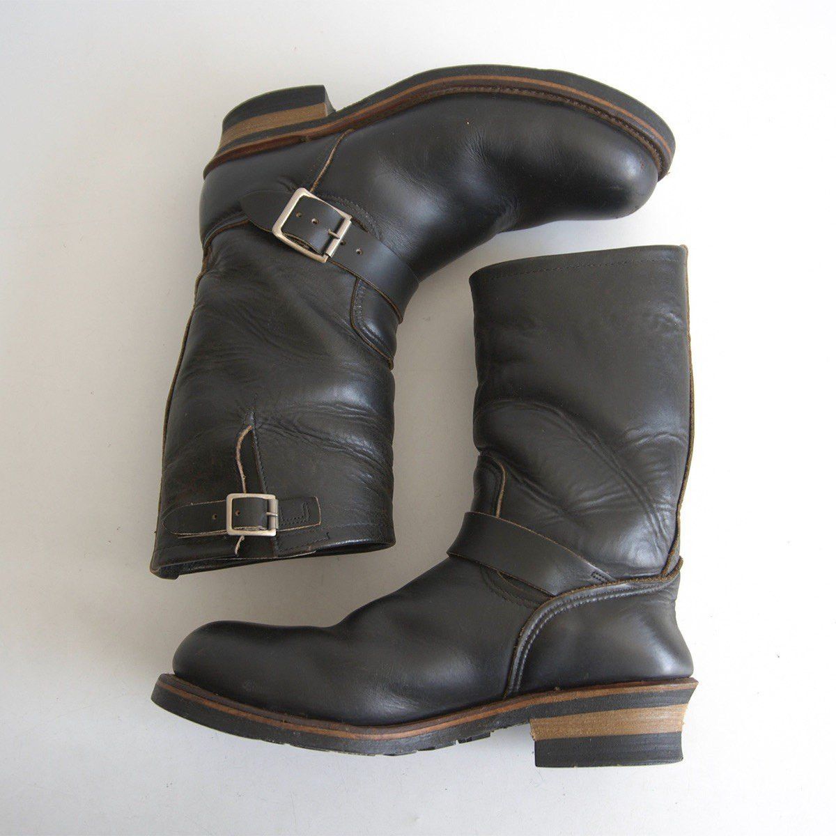 Red Wing REDWING 2268 Tea-Core Leather Engineer Boots Black Size 8.5 Size US 8.5 / EU 41-42 - 5 Thumbnail