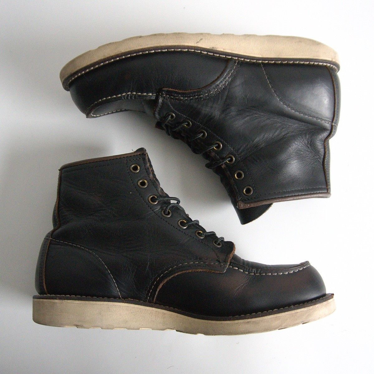 Red Wing REDWING 8849 Classic Moc Toe Black Prairie Boots Size 8.5D Size US 8.5 / EU 41-42 - 5 Thumbnail