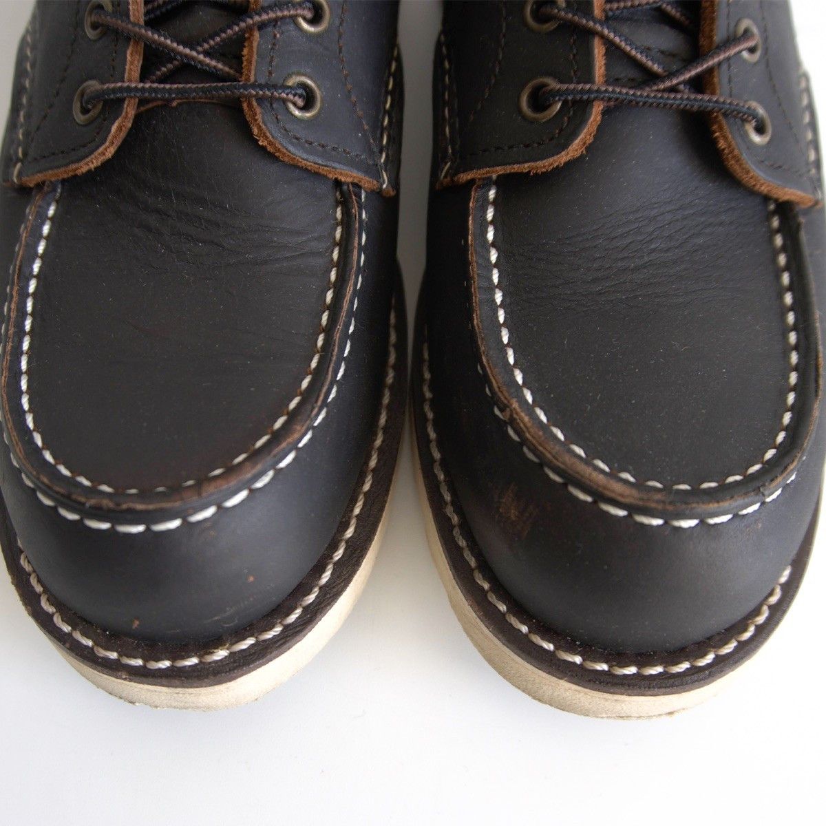 Red Wing REDWING 8849 6inch Classic Moc Toe Boots Black Size 8.5D Size US 8.5 / EU 41-42 - 3 Thumbnail