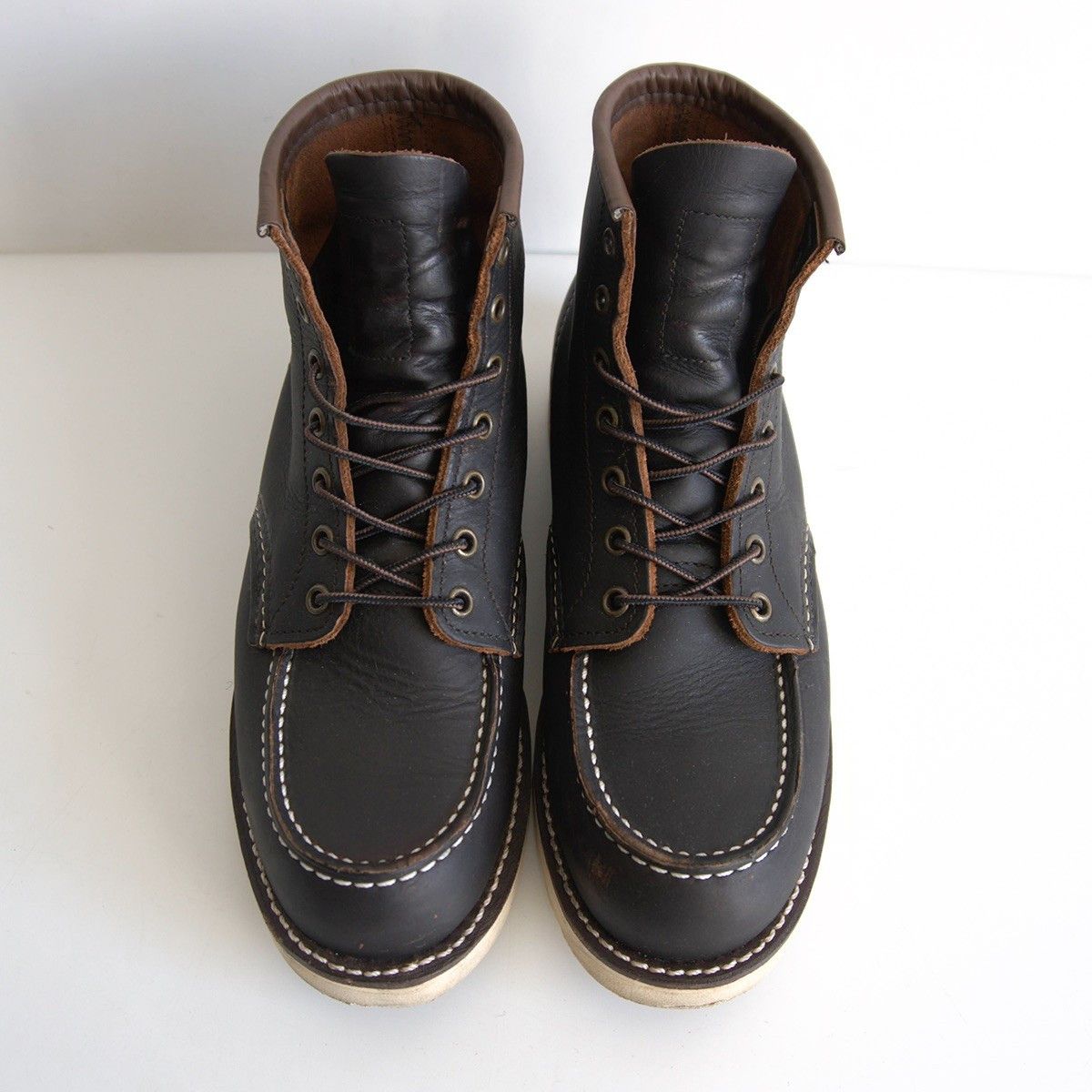 Red Wing REDWING 8849 6inch Classic Moc Toe Boots Black Size 8.5D Size US 8.5 / EU 41-42 - 2 Thumbnail