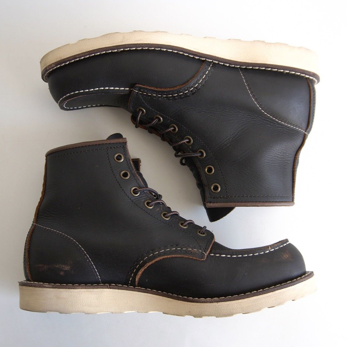 Red Wing REDWING 8849 6inch Classic Moc Toe Boots Black Size 8.5D Size US 8.5 / EU 41-42 - 5 Thumbnail