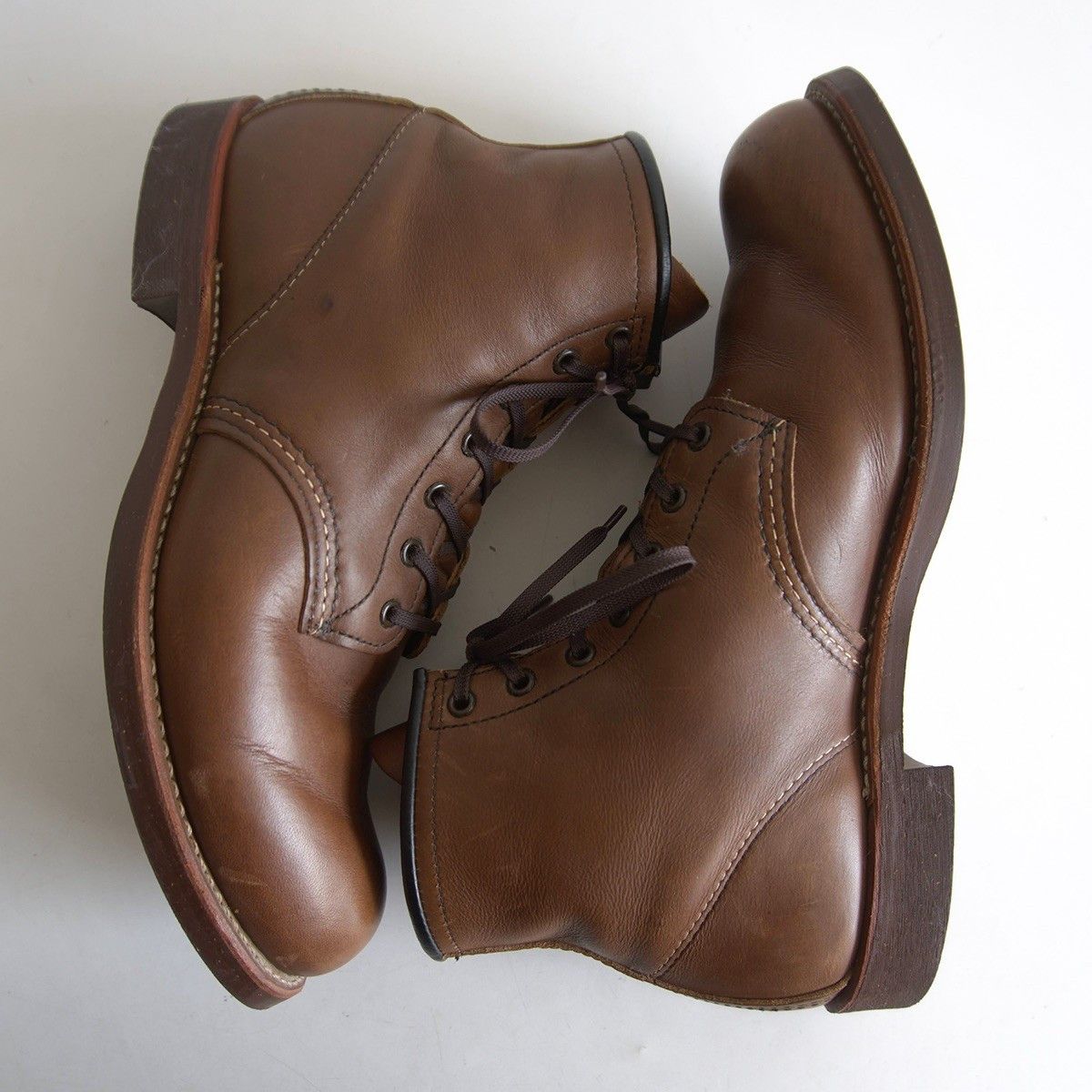 Red Wing REDWING 9161 Beckman Round Boots Brown Boomer Size 9 Size US 9 / EU 42 - 4 Thumbnail