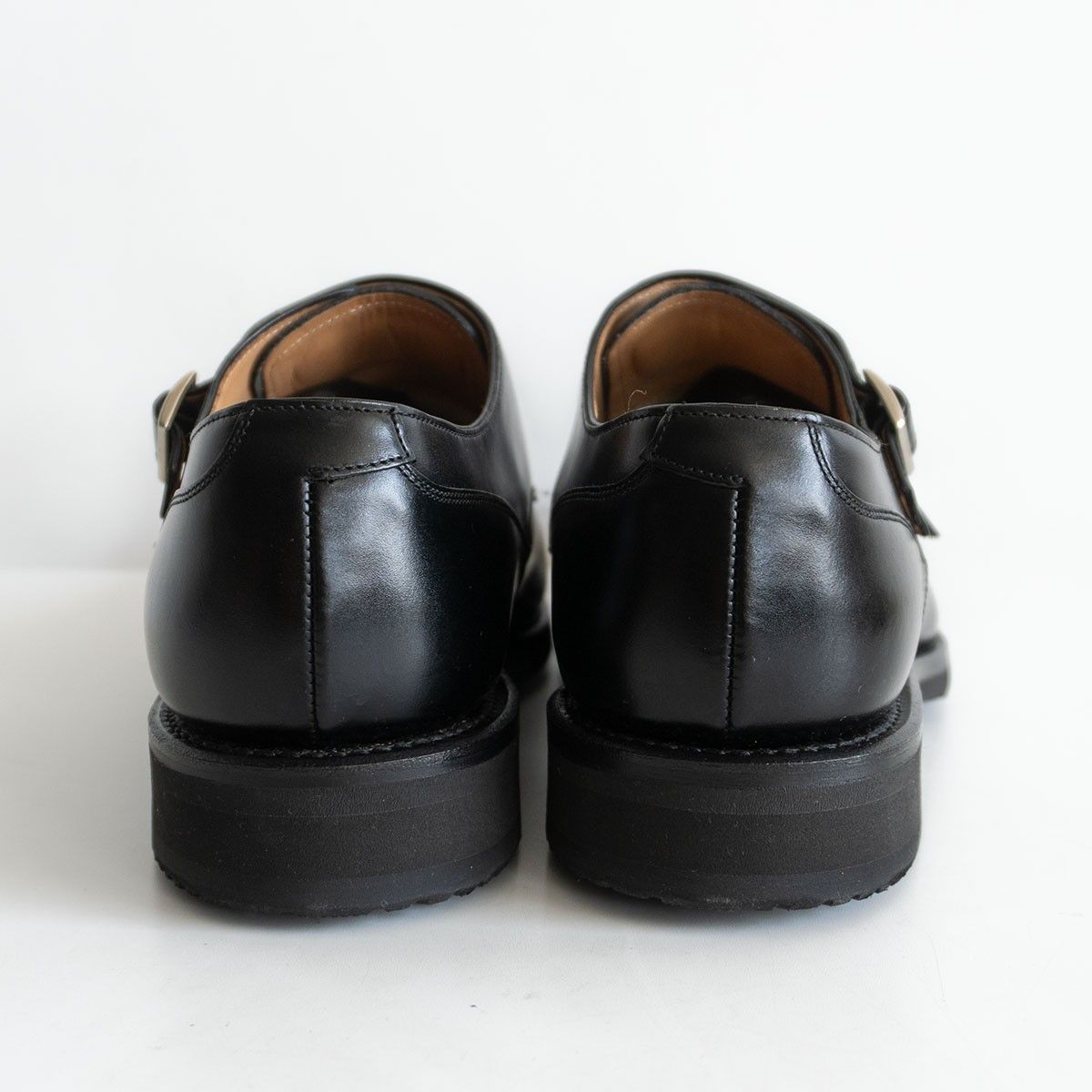 REGAL REGAL Monk Strap Leather Shoes Black Size 8.5 Size US 8.5 / EU 41-42 - 5 Thumbnail