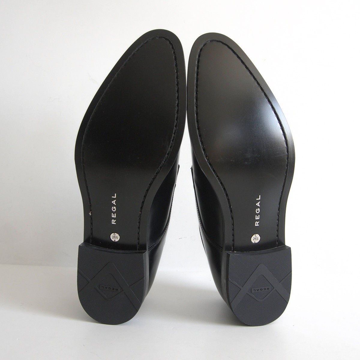 REGAL REGAL Black Plain Toe Leather Shoes Size 8.5 Size US 8.5 / EU 41-42 - 6 Thumbnail