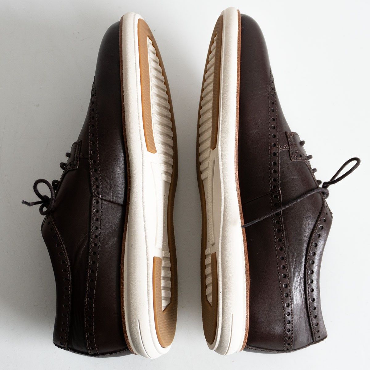 REGAL REGAL Brown Wingtip Leather Shoes Sneaker Sole Size 8 Size US 8 / EU 41 - 3 Thumbnail