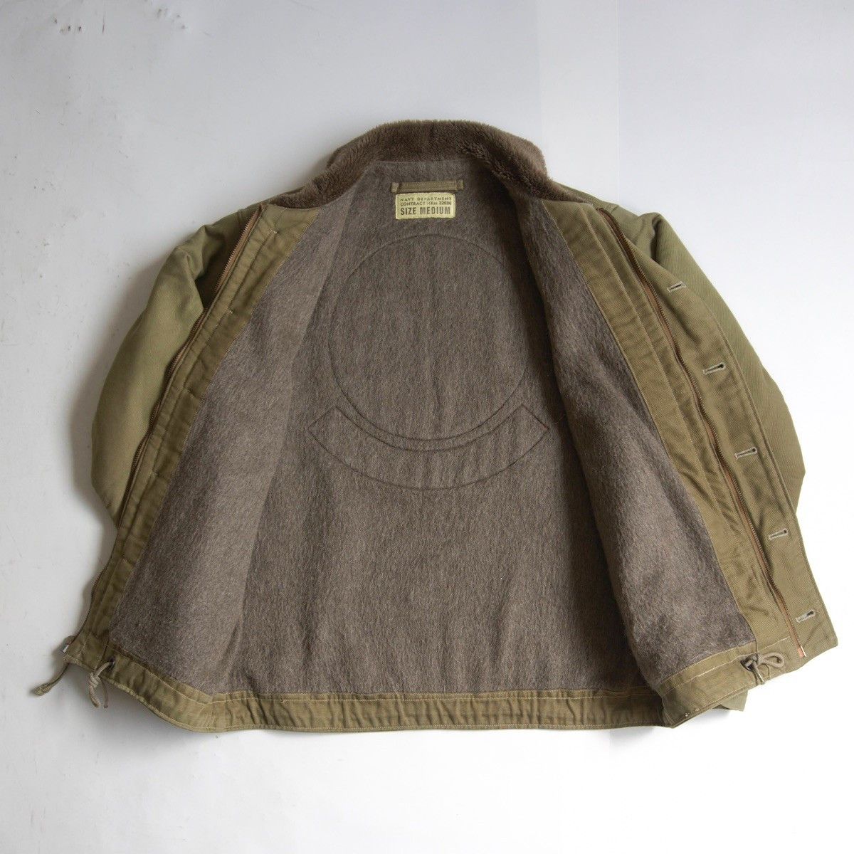 Buzz Rickson's BUZZ RICKSON N-1 Deck Jacket Jungle Cloth Patch Size M Size US M / EU 48-50 / 2 - 3 Thumbnail