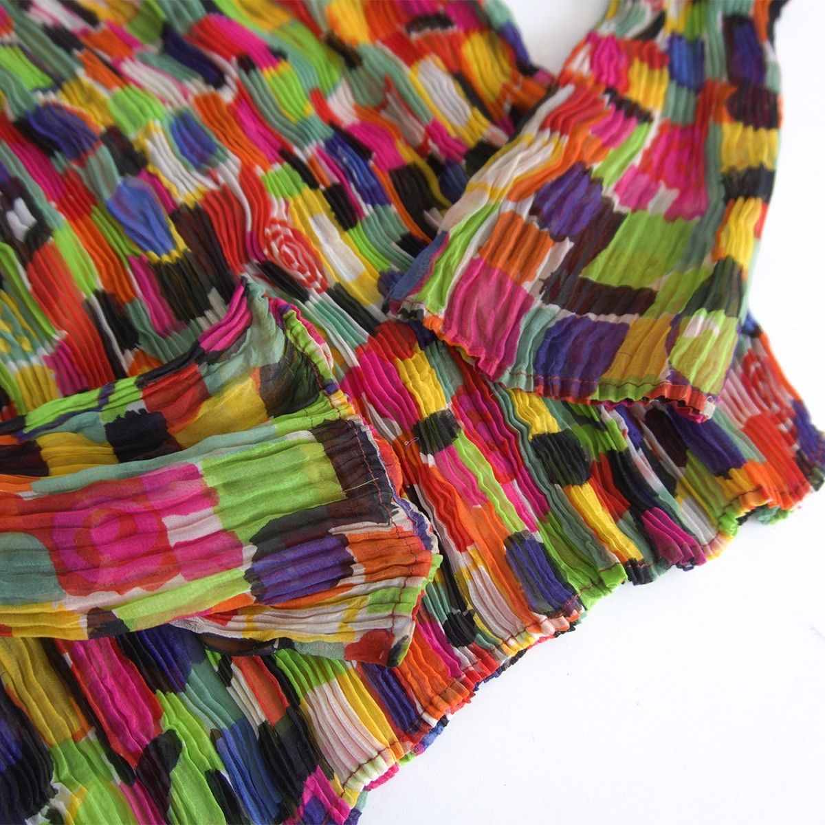 Issey Miyake ISSEY MIYAKE Wrinkle Pleated Blouse Size 2 Size US M / EU 48-50 / 2 - 3 Thumbnail
