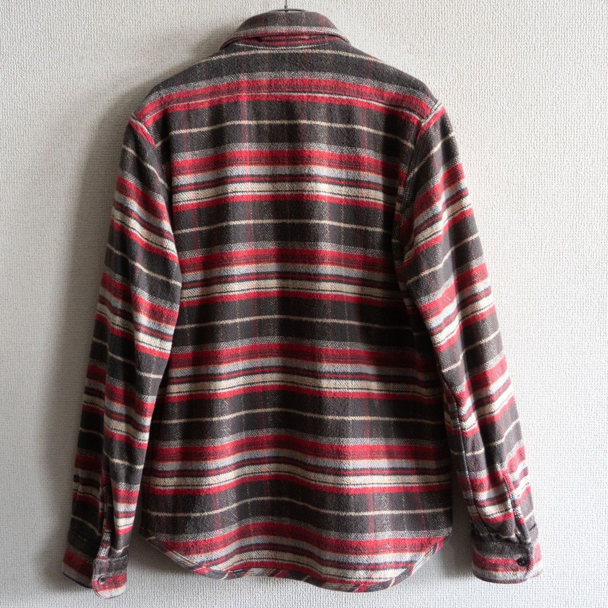 Nigel Cabourn NIGEL CABOURN Reversible Heavy Flannel Check/Border Size M Size US M / EU 48-50 / 2 - 4 Thumbnail
