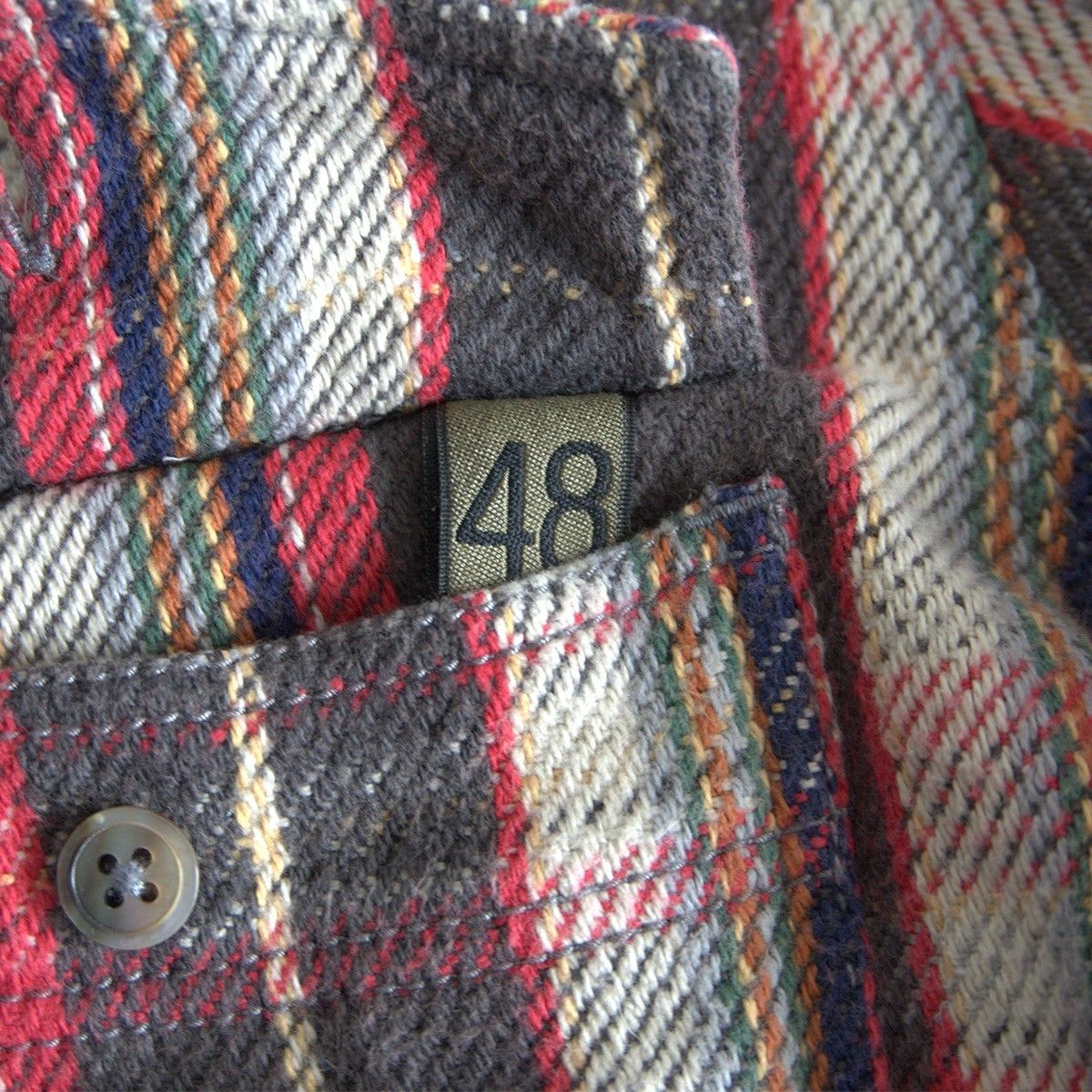 Nigel Cabourn NIGEL CABOURN Reversible Heavy Flannel Check/Border Size M Size US M / EU 48-50 / 2 - 5 Thumbnail