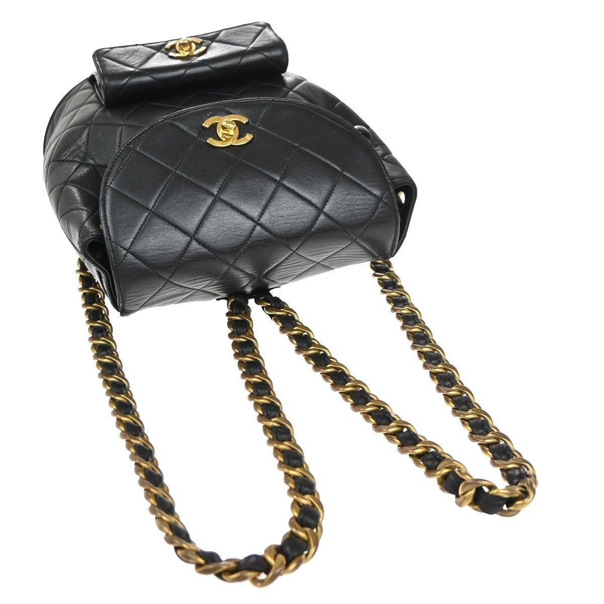 Chanel Chanel Duma Drawstring Backpack Quilted Leather Size ONE SIZE - 8 Thumbnail