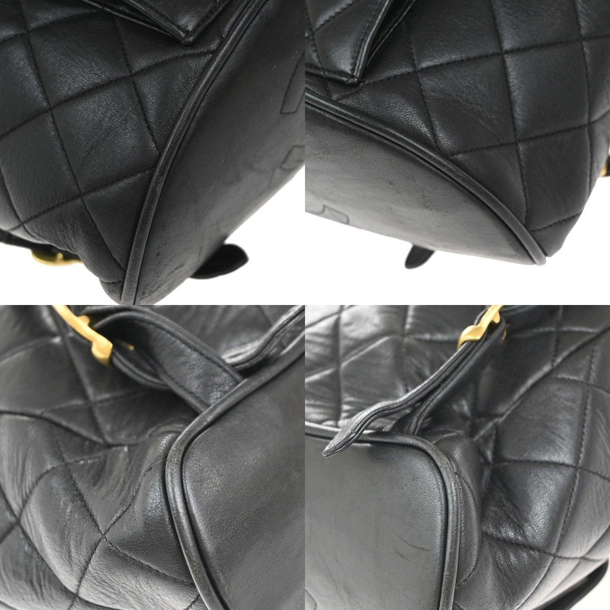 Chanel Chanel Duma Drawstring Backpack Quilted Leather Size ONE SIZE - 9 Thumbnail
