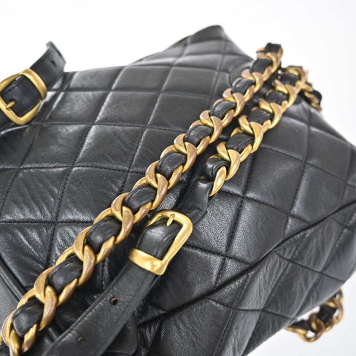 Chanel Chanel Duma Drawstring Backpack Quilted Leather Size ONE SIZE - 11 Thumbnail