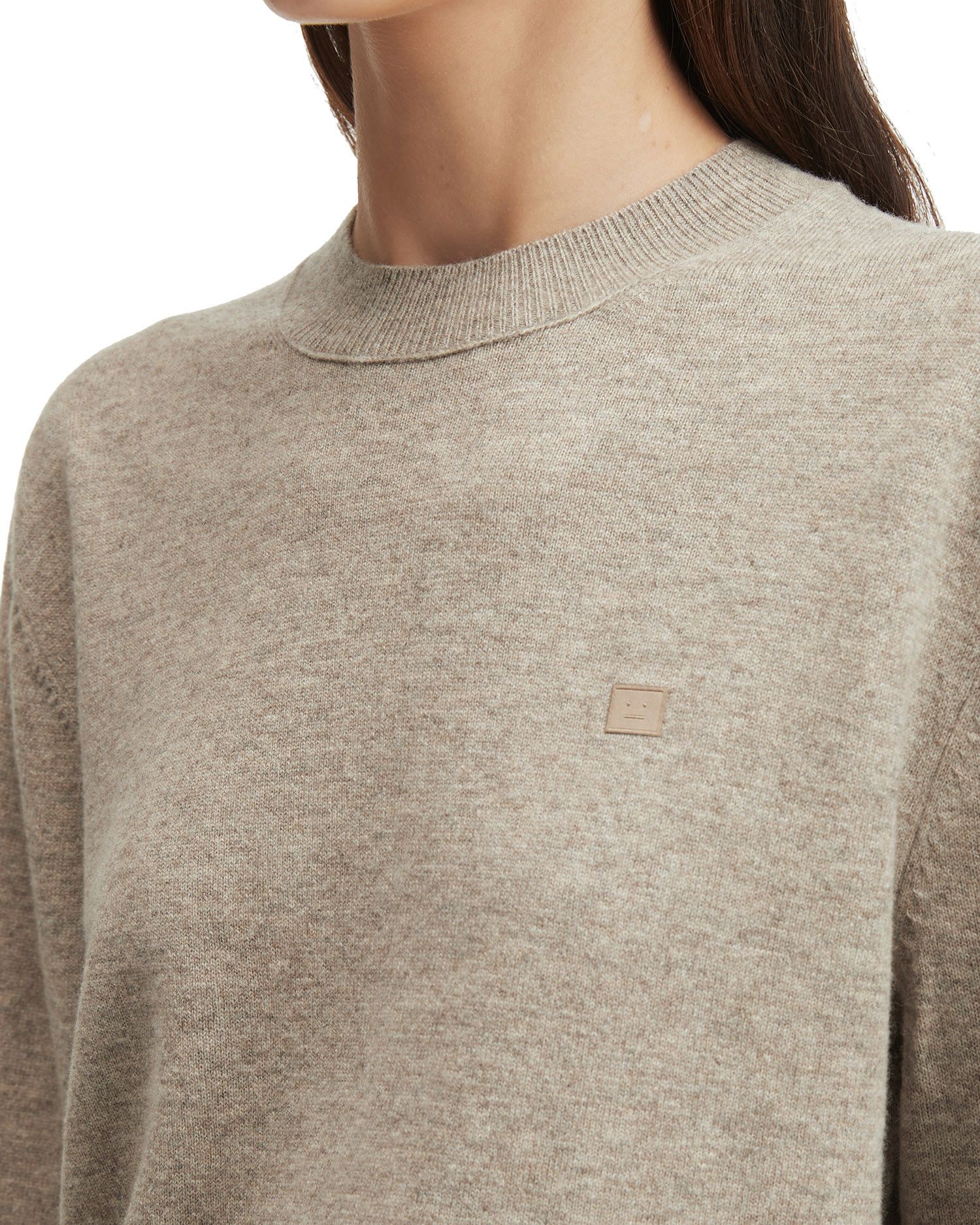 Acne Studios Acne Studios Face Stitched Detail Crew Neck Knitwear Size M / US 6-8 / IT 42-44 - 5 Thumbnail