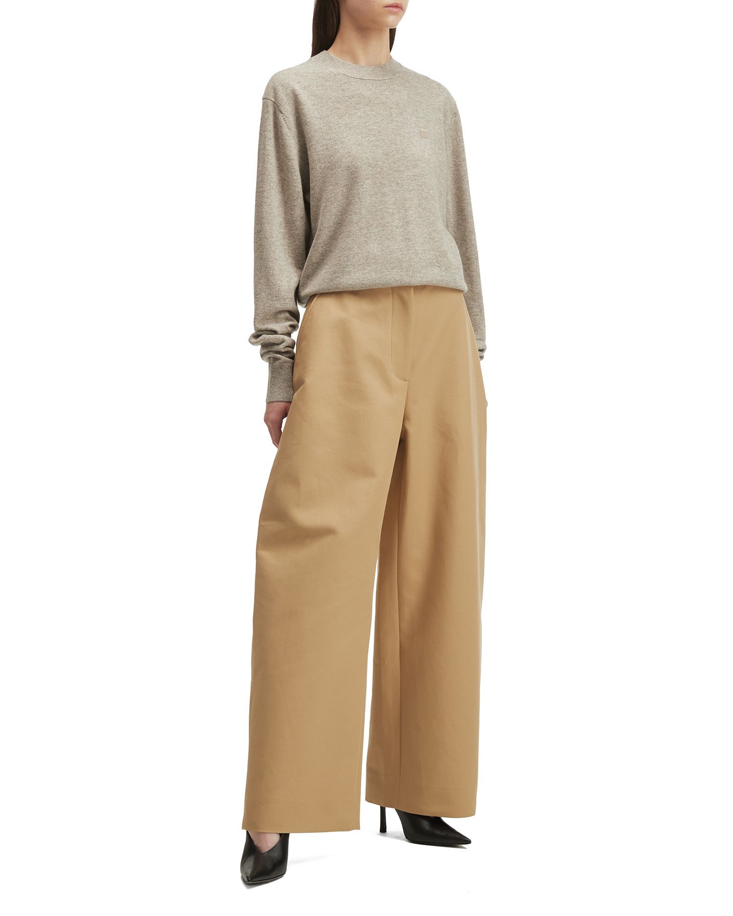 Acne Studios Acne Studios Face Stitched Detail Crew Neck Knitwear Size M / US 6-8 / IT 42-44 - 2 Thumbnail
