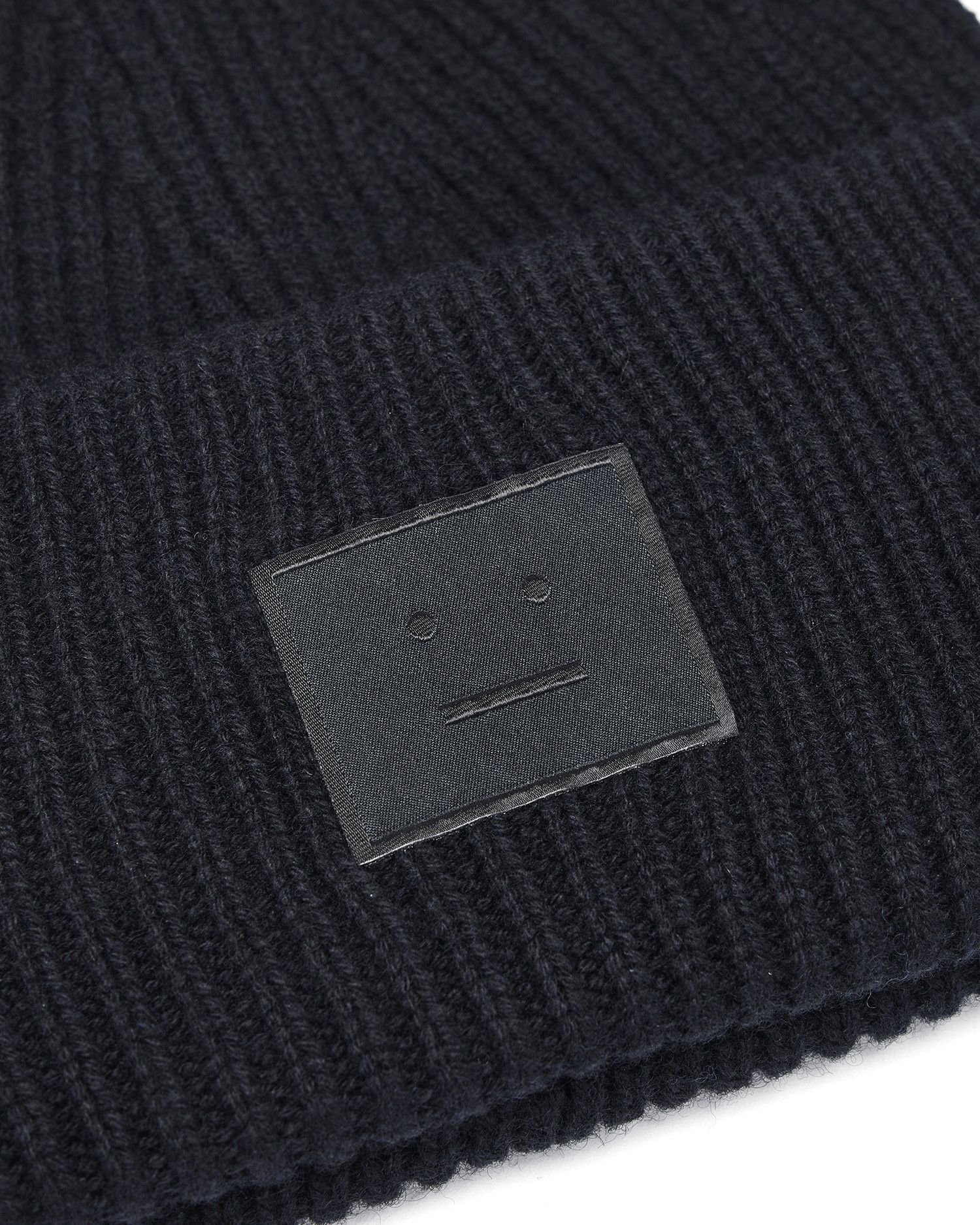 Acne Studios Acne Studios FACE Patch Label Beanie Size ONE SIZE - 4 Thumbnail
