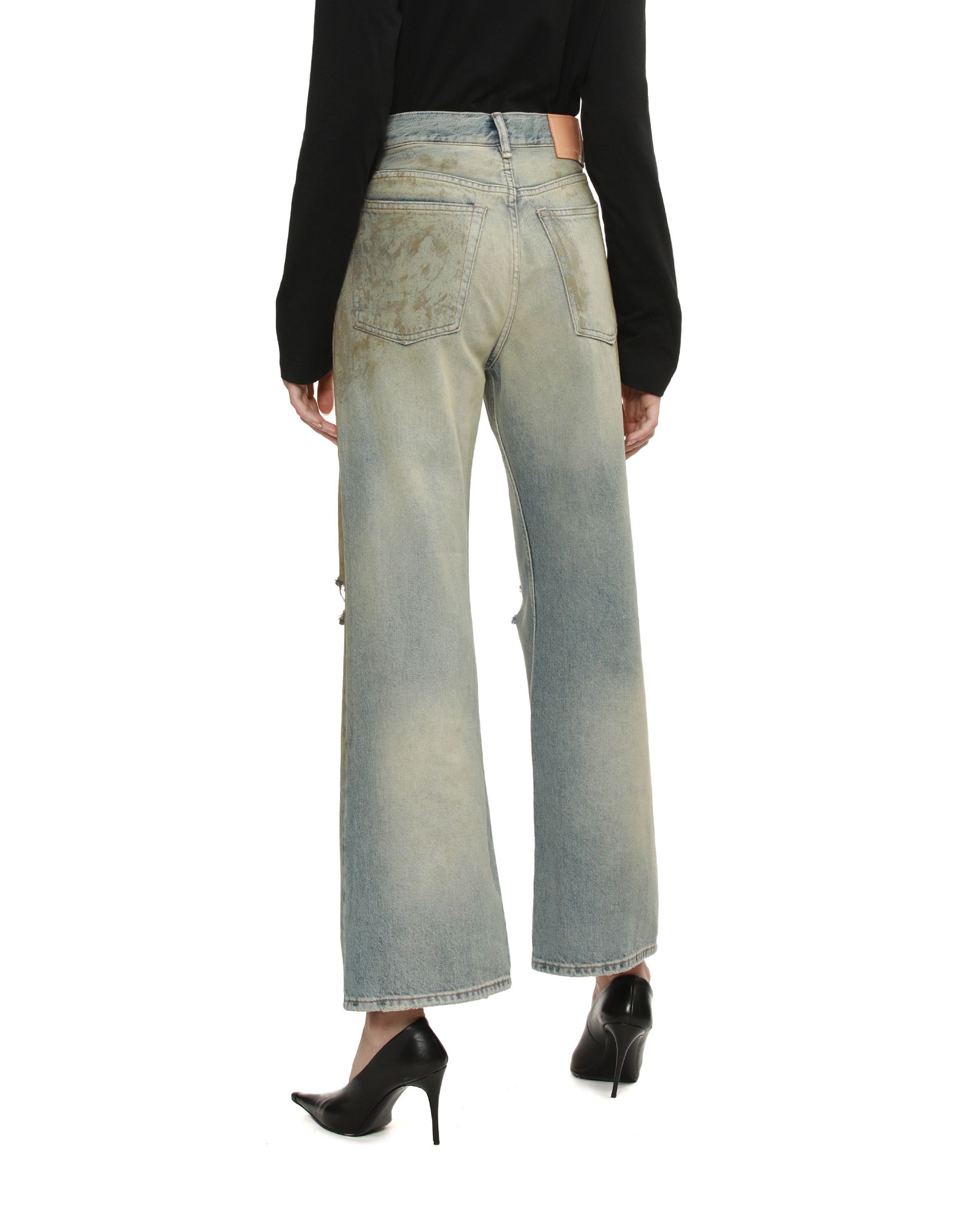 Acne Studios Acne Studios 2021F LOOSE FIT Ripped Distressed Design Jeans Size 28" / US 6 / IT 42 - 4 Thumbnail
