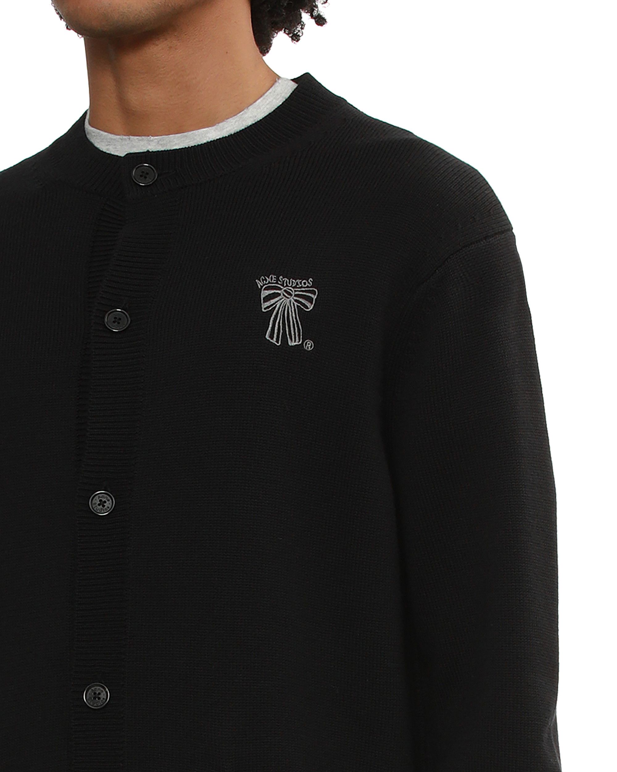 Acne Studios Acne Studios Bow Embroidery Knit Cardigan Size US L / EU 52-54 / 3 - 5 Thumbnail