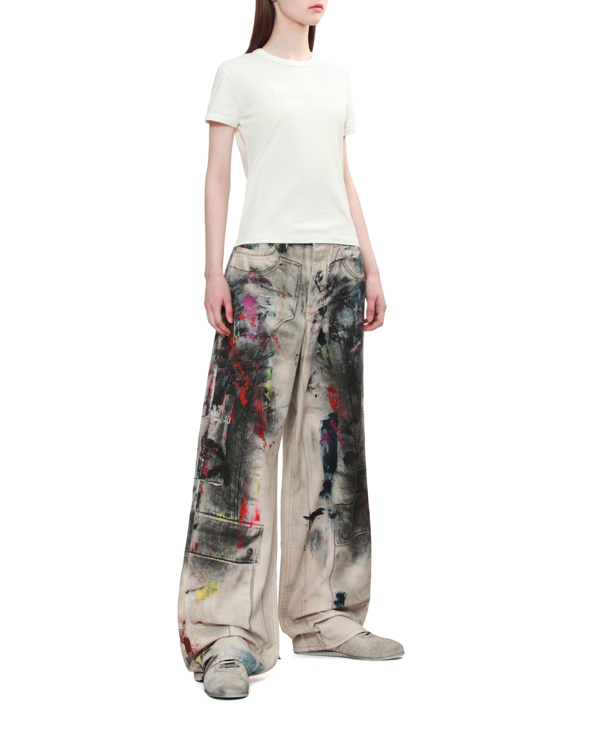 Acne Studios Acne Studios 1981 BAGGY FIT Graffiti Design Jeans Size 28" / US 6 / IT 42 - 2 Thumbnail
