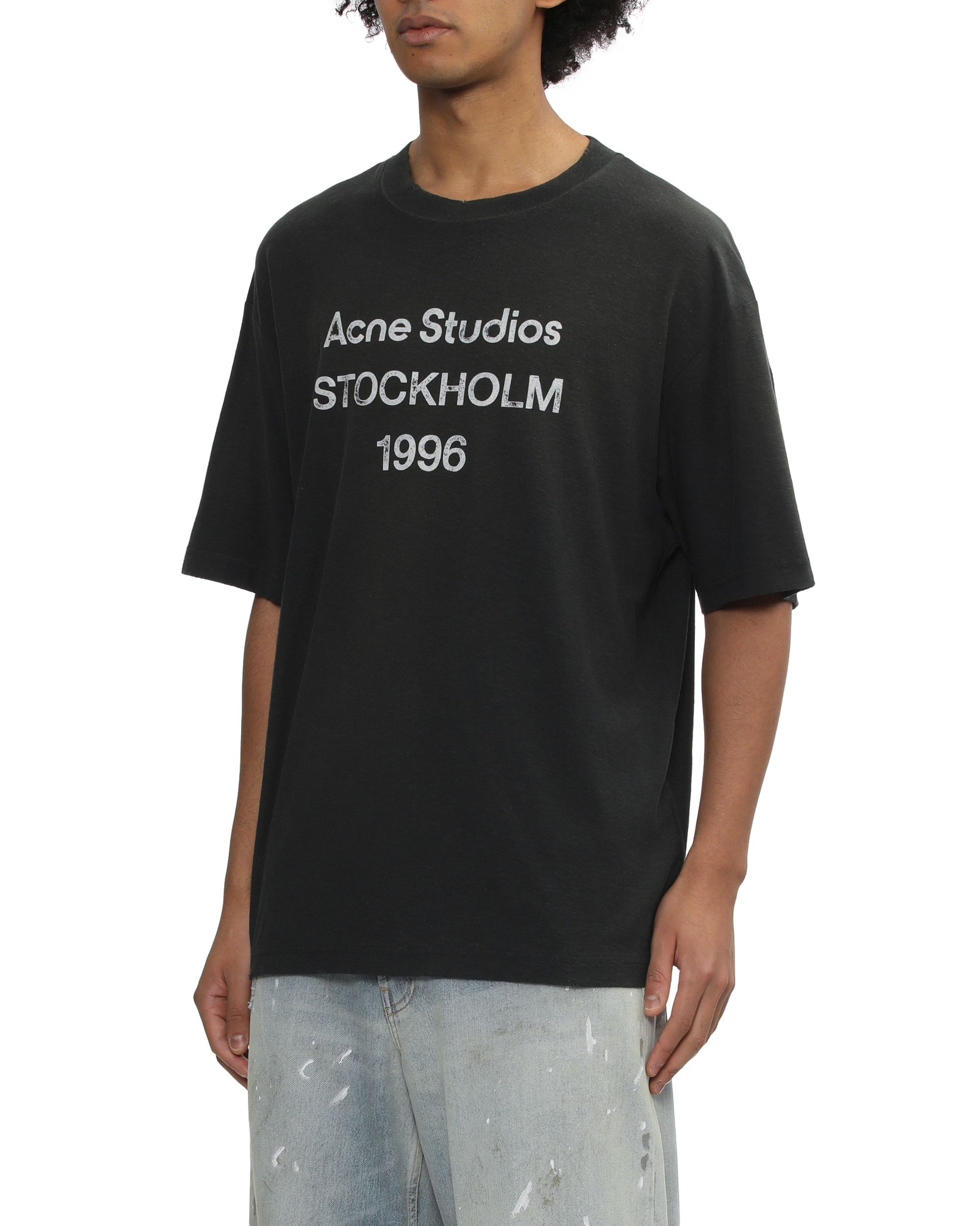Acne Studios Acne Studios Text Print Short Sleeve T-Shirt Size US L / EU 52-54 / 3 - 3 Thumbnail