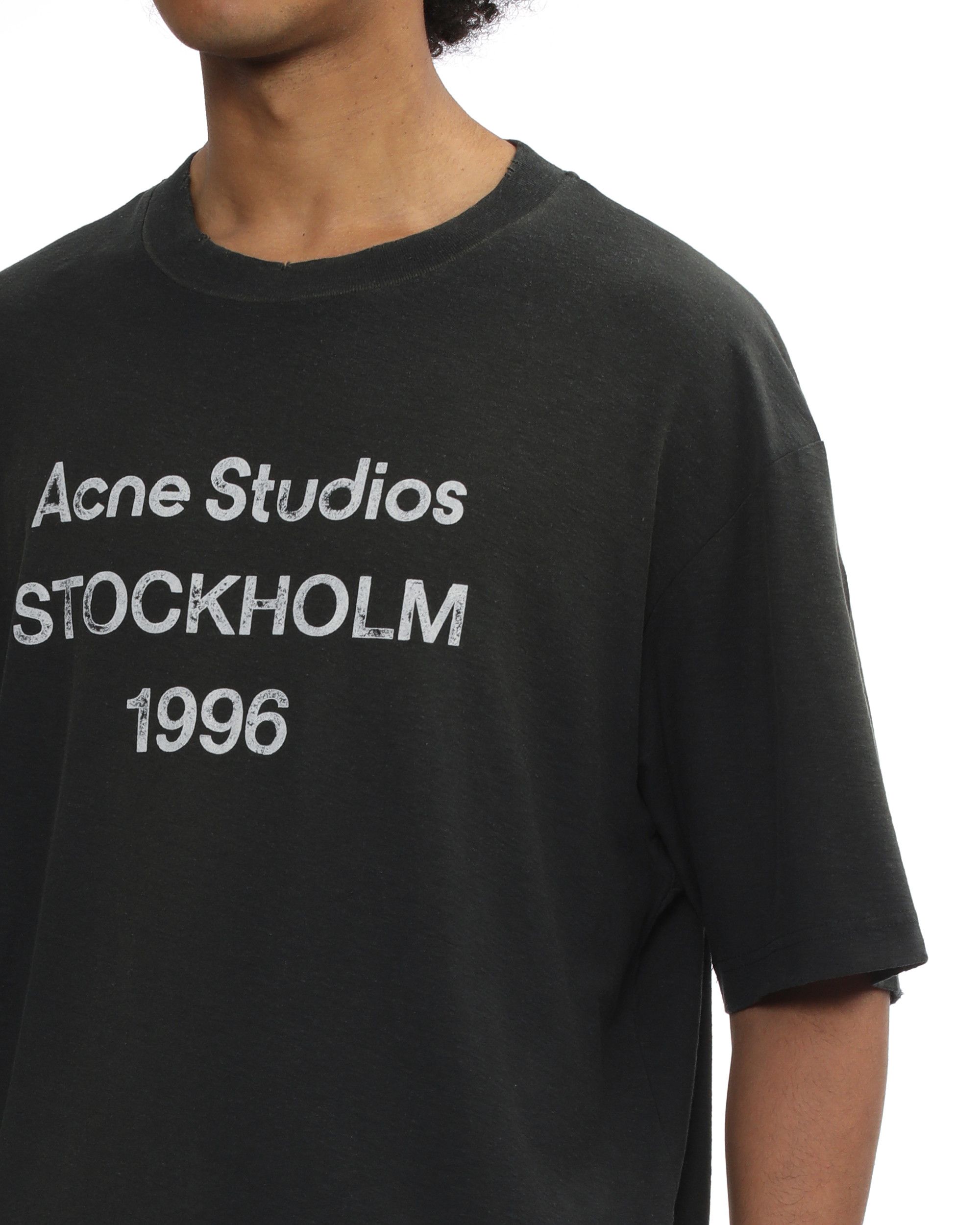 Acne Studios Acne Studios Text Print Short Sleeve T-Shirt Size US XL / EU 56 / 4 - 5 Thumbnail