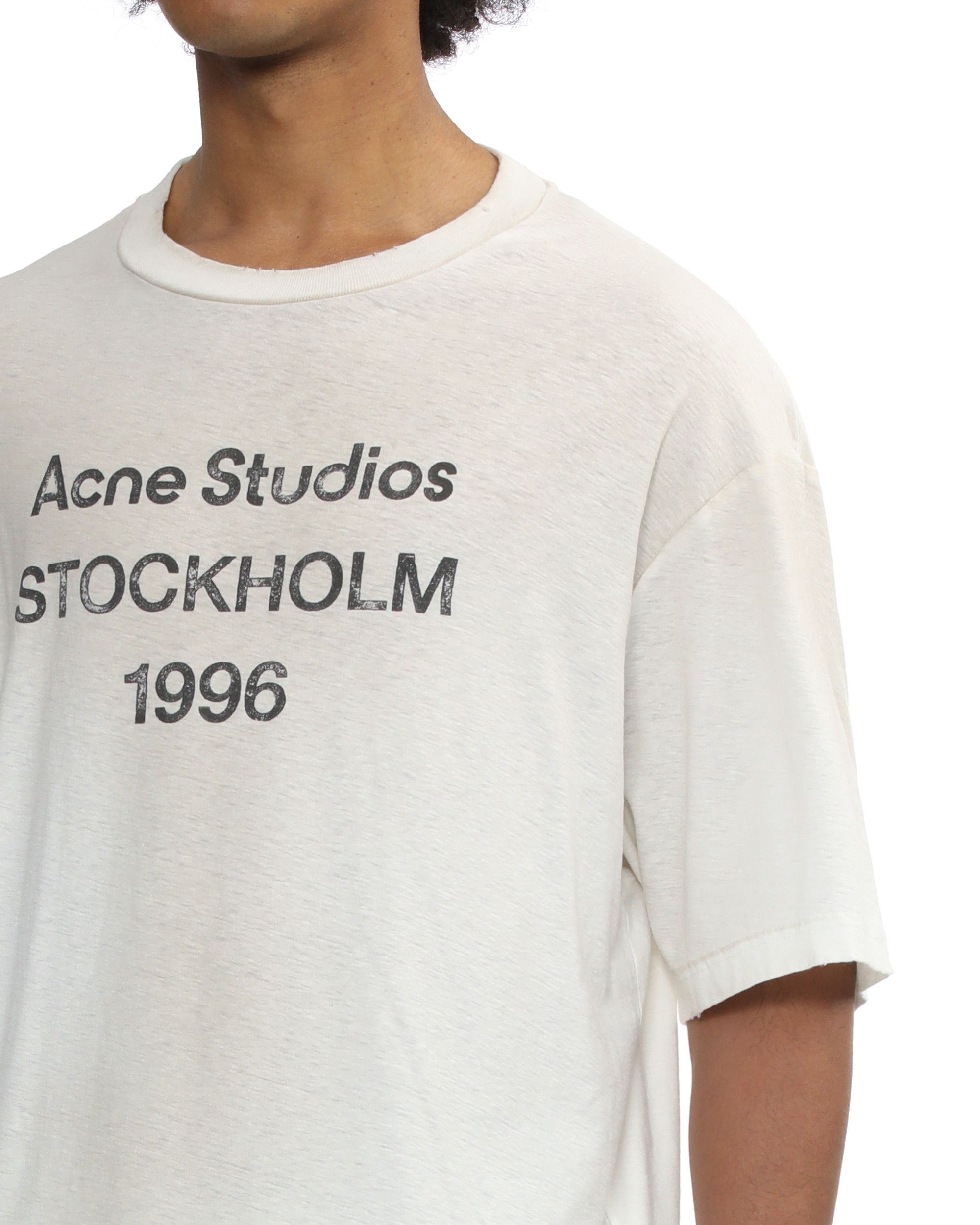 Acne Studios Acne Studios Text Print Short Sleeve T-Shirt Size US XL / EU 56 / 4 - 5 Thumbnail