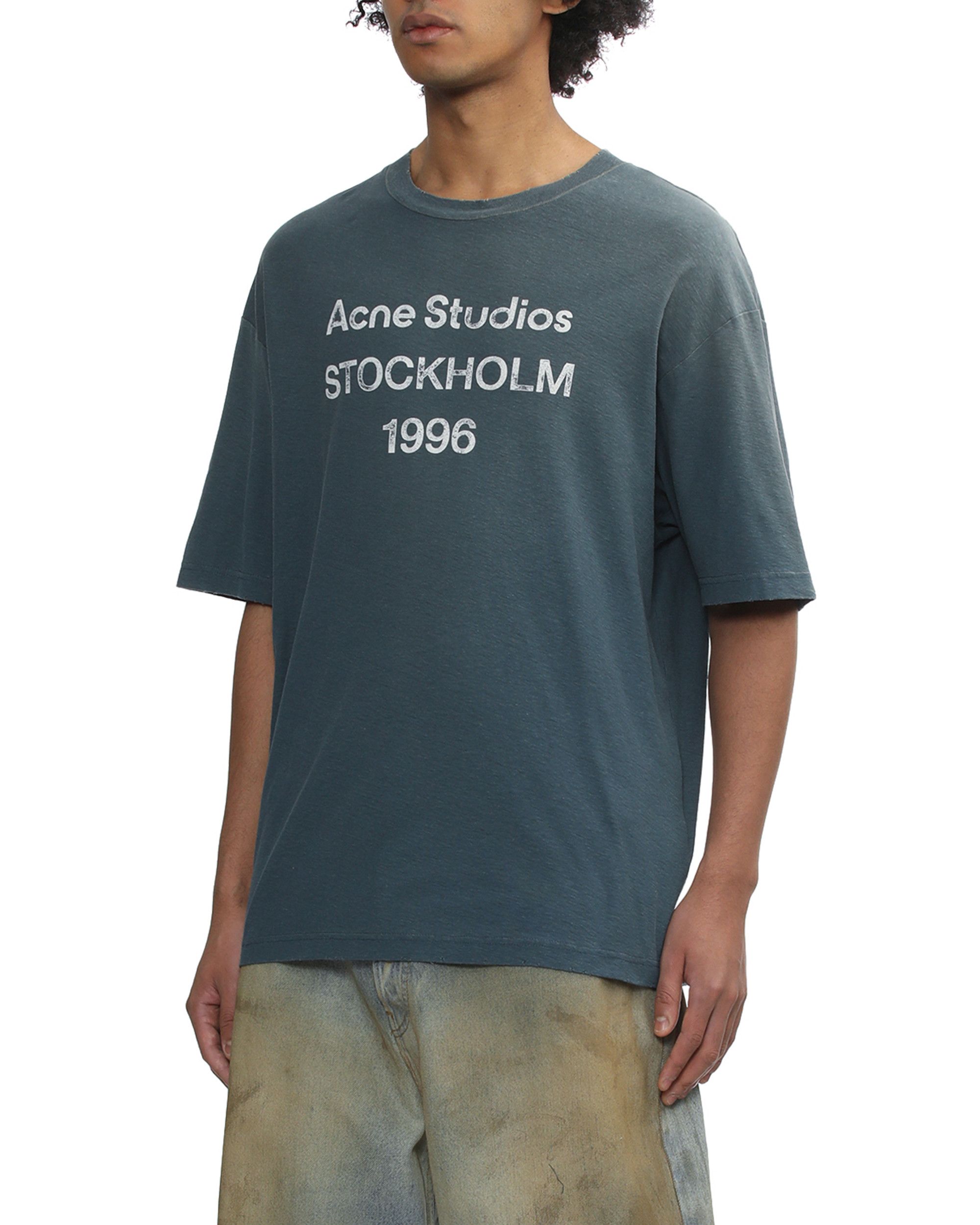 Acne Studios Acne Studios Text Print Short Sleeve T-Shirt Size US L / EU 52-54 / 3 - 3 Thumbnail