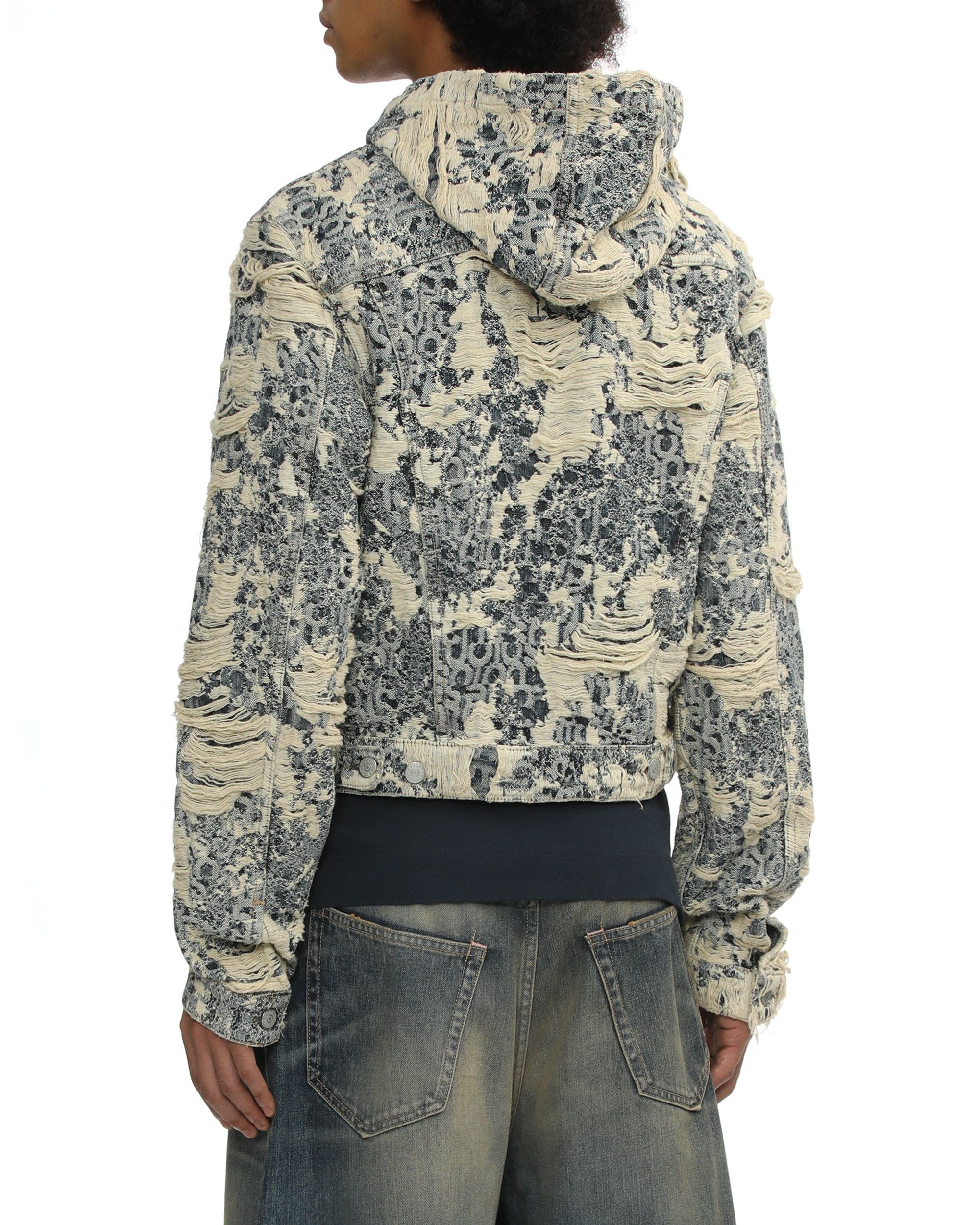 Acne Studios Acne Studios Distressed Distressed Design Hooded Jacket Size US S / EU 44-46 / 1 - 4 Thumbnail