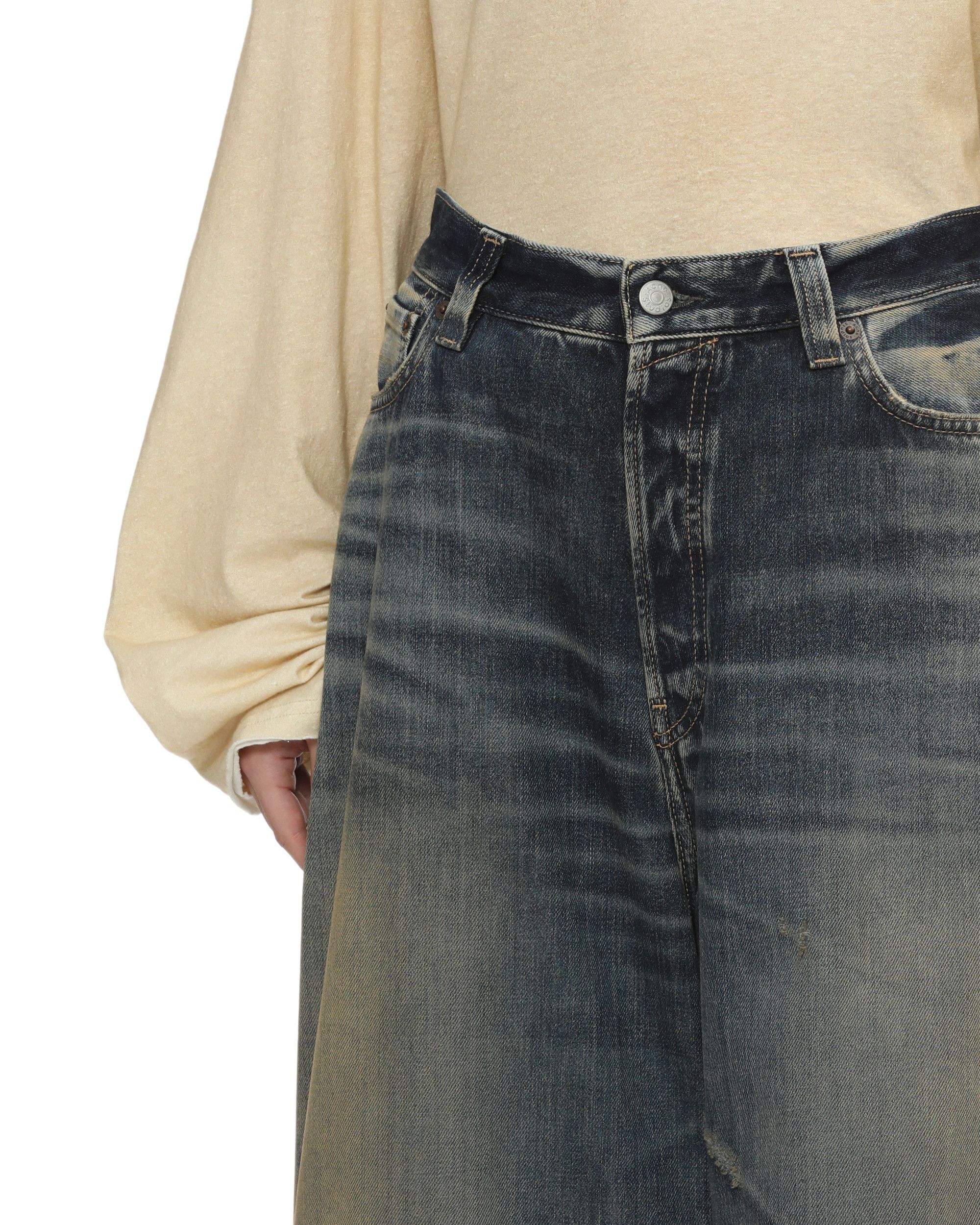 Acne Studios Acne Studios 2023 SUPER BAGGY Distressed Design Wide Leg ... Size 26" / US 2 / IT 38 - 5 Thumbnail