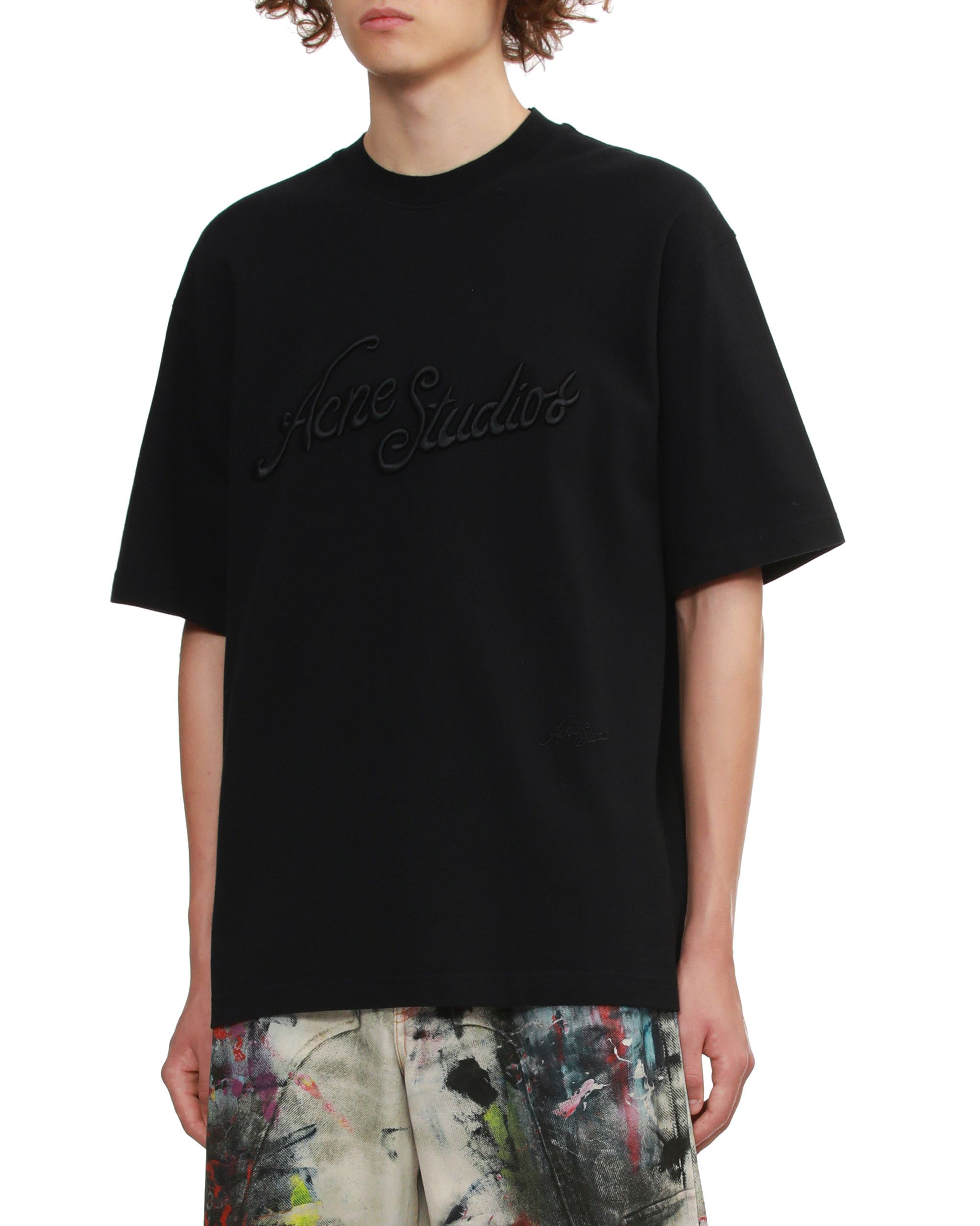 Acne Studios Acne Studios Logo Embroidered Crew Neck T-Shirt Size US XS / EU 42 / 0 - 3 Thumbnail