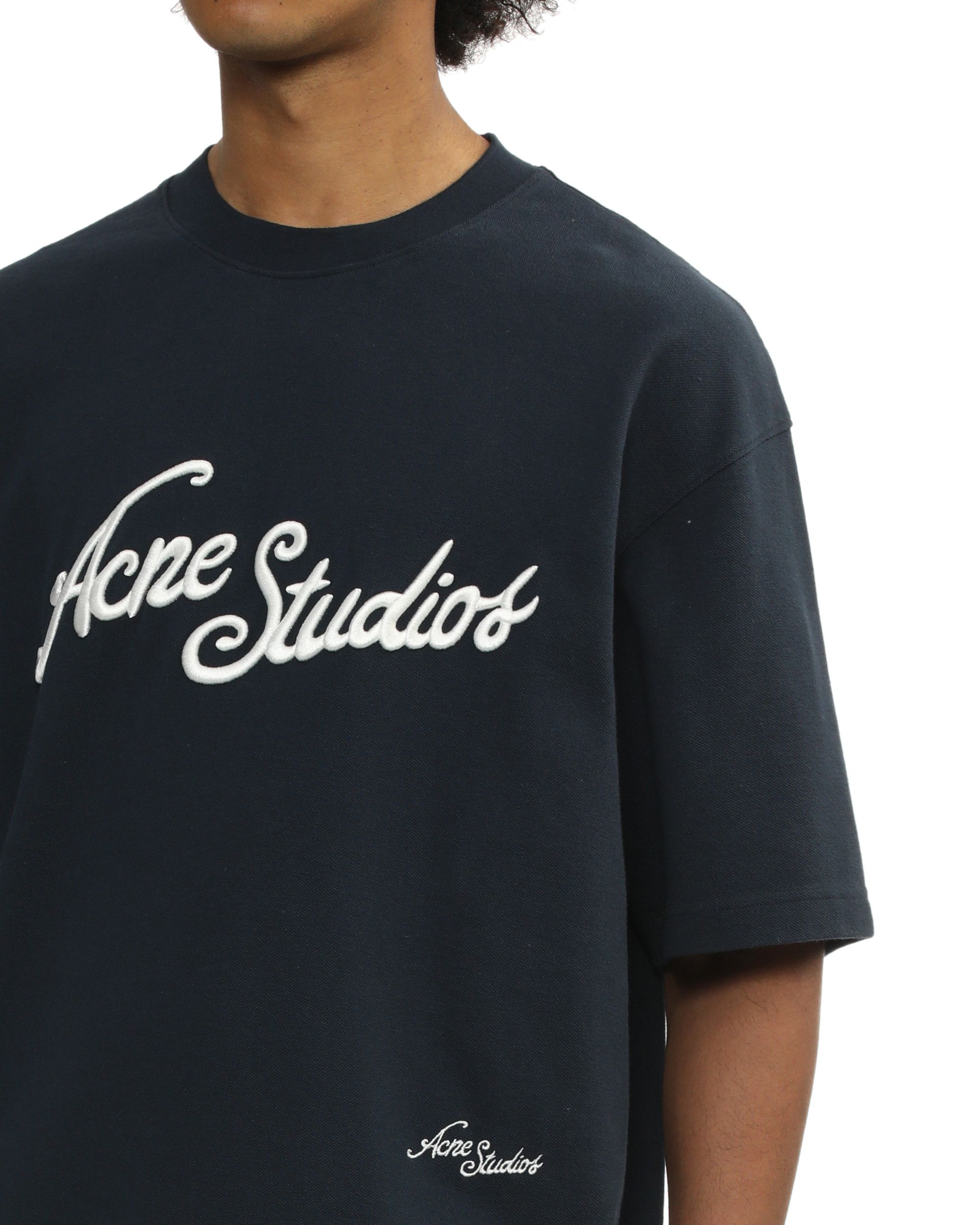 Acne Studios Acne Studios Logo Embroidered Short Sleeve T-Shirt Size US XS / EU 42 / 0 - 5 Thumbnail